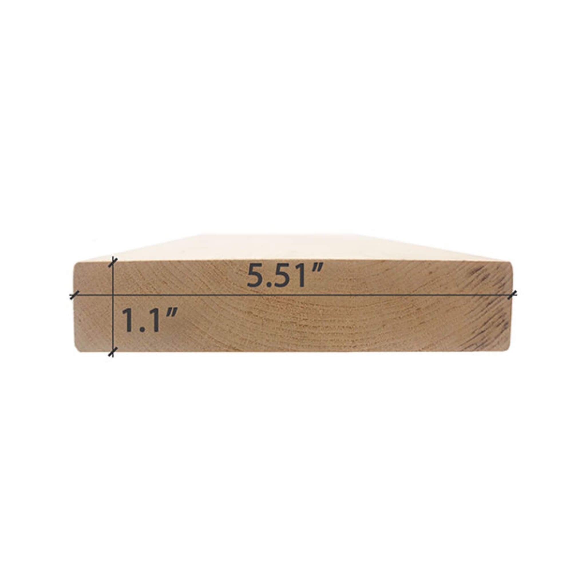 Prosaunas Alder 2X6 S4SEE SHP 4-Sides Eased Edges Sauna Bench Wood [Untreated] (SAK70162)