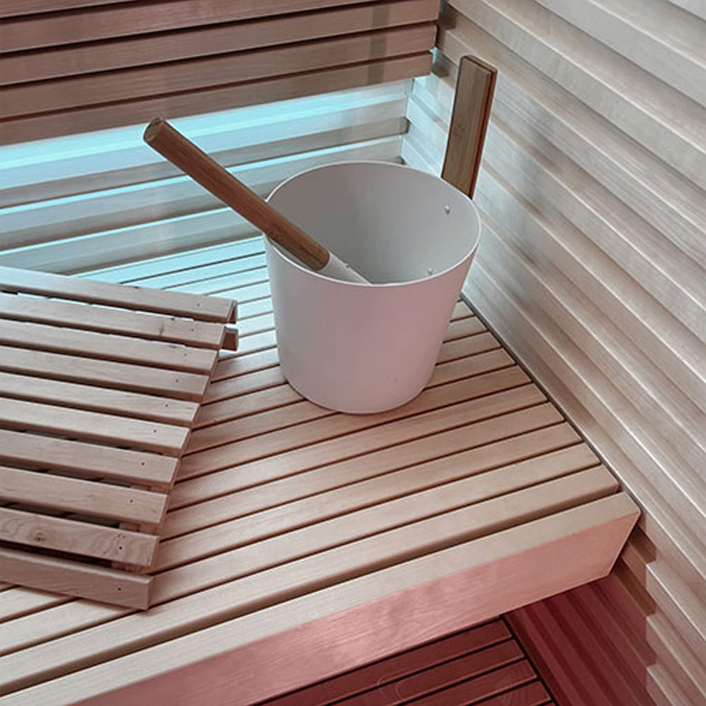 Prosaunas Aspen 2X6 S4SEE SHP Sauna Bench Wood With Smooth 4-Sides Eased Edges [Untreated] (SAK79071)