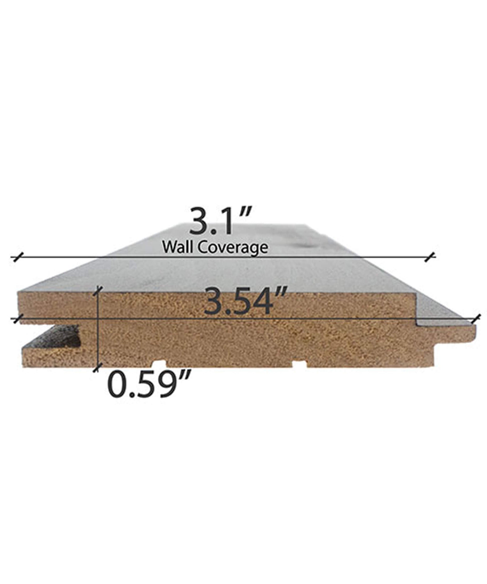 Prosaunas Aspen Midnight Black 1X4 T&G STS4 Sauna Wall Wood [Wax-Coated] (SAK57186)