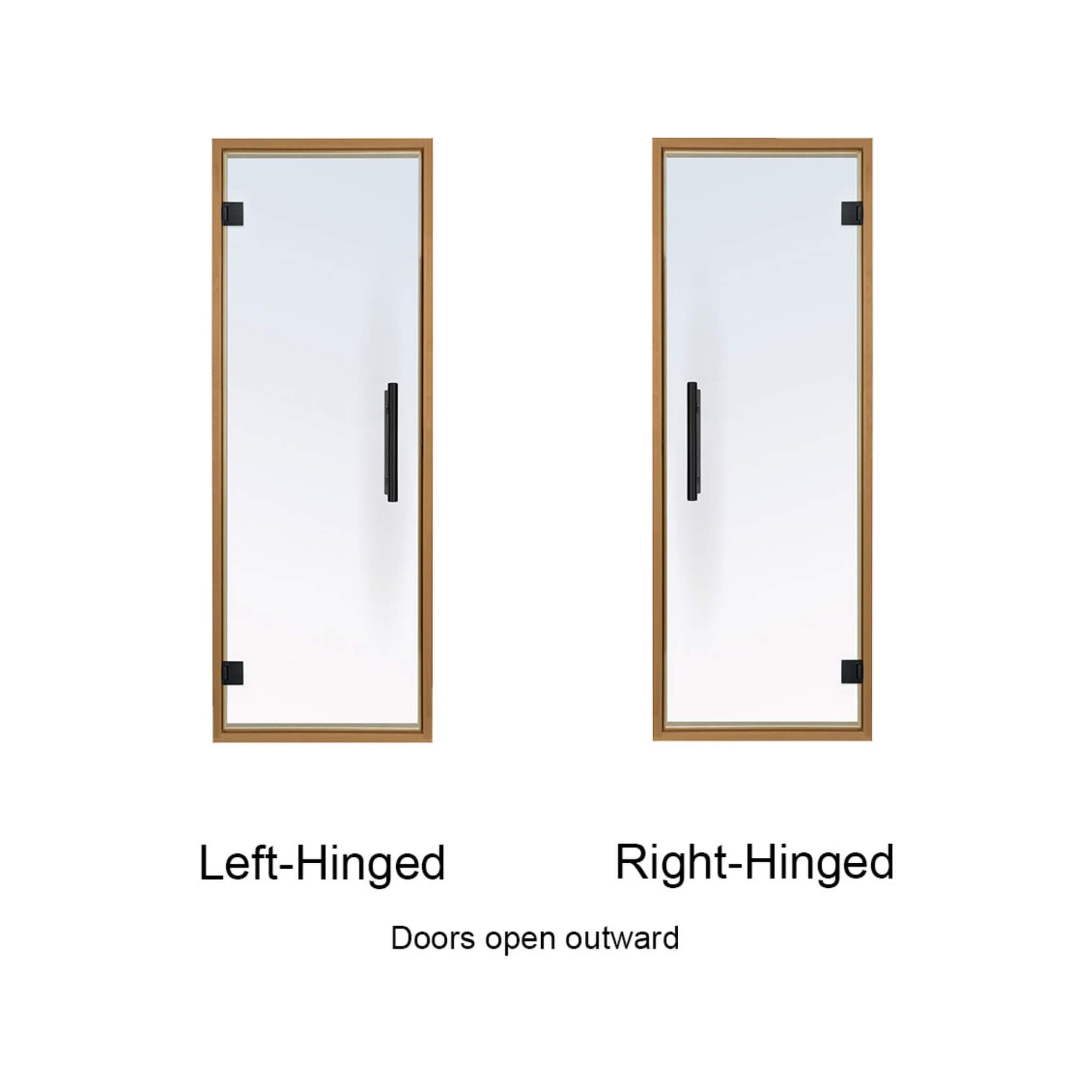 Prosaunas 24X73-Inch Aspen Prehung Clear Glass Sauna Door (SAK68524)