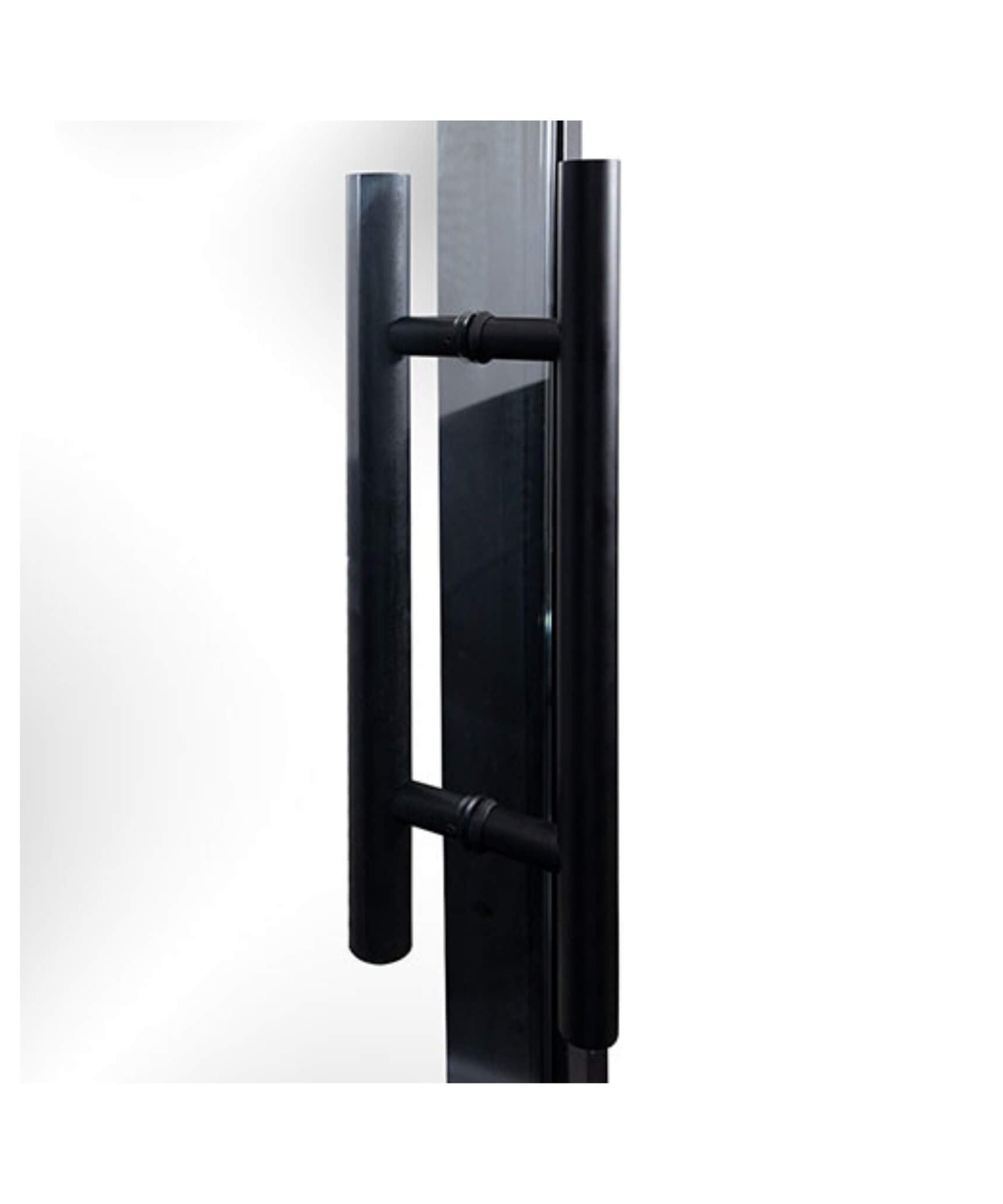 Prosaunas 36X81-Inch Black Alder Clear Prehung ADA Glass Sauna Door (SAK15497)