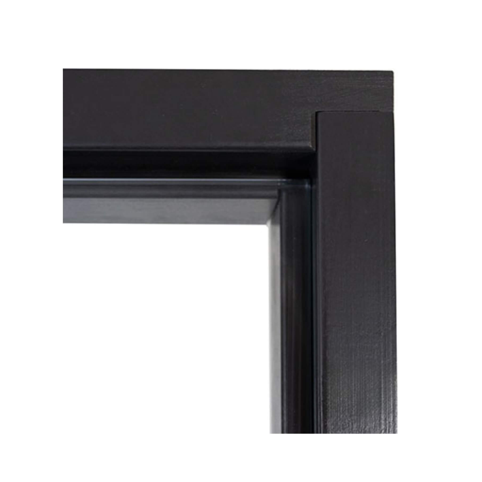 Prosaunas 36X81-Inch Black Alder Clear Prehung ADA Glass Sauna Door (SAK15497)