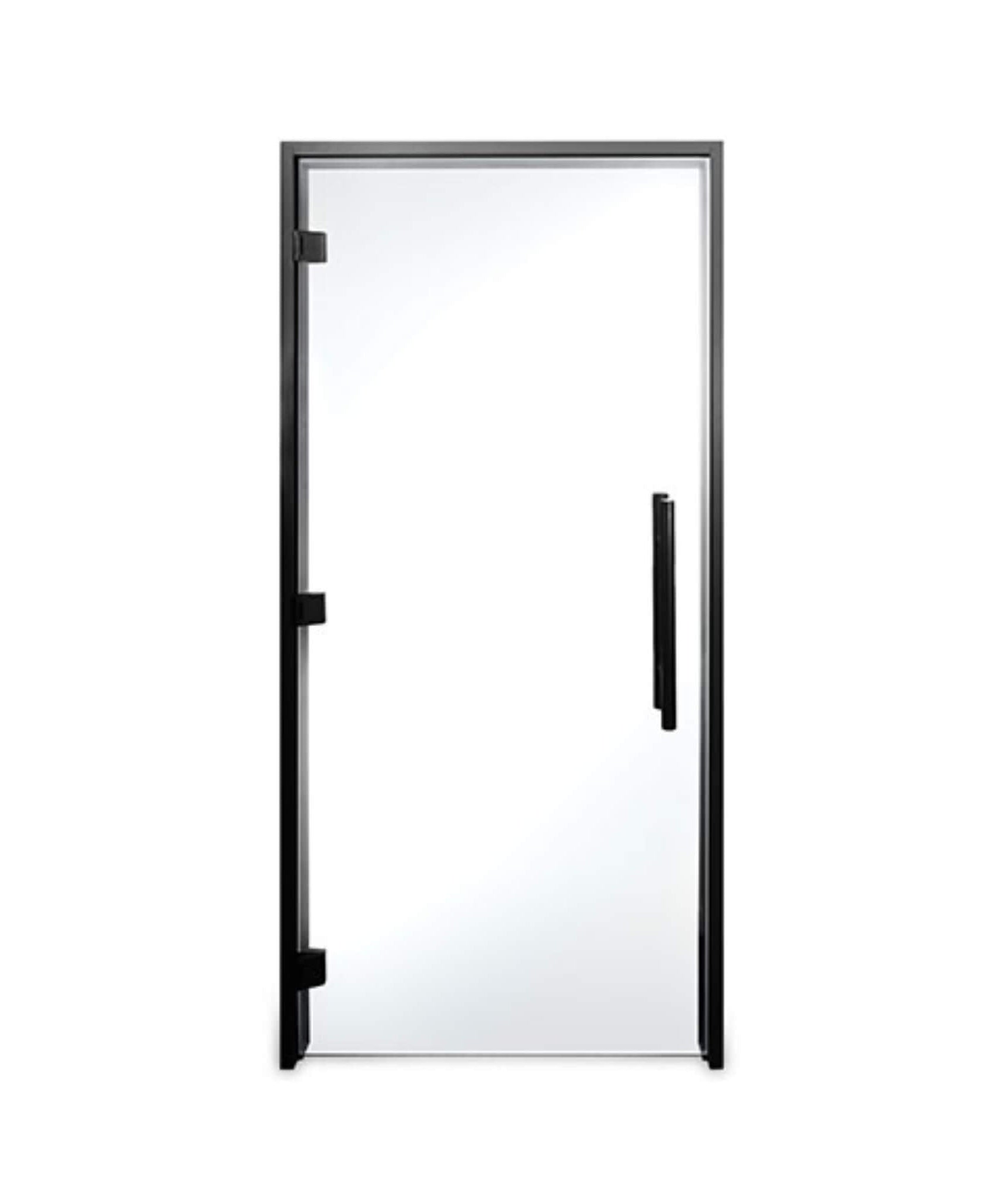 Prosaunas 36X81-Inch Black Alder Clear Prehung ADA Glass Sauna Door (SAK15497)