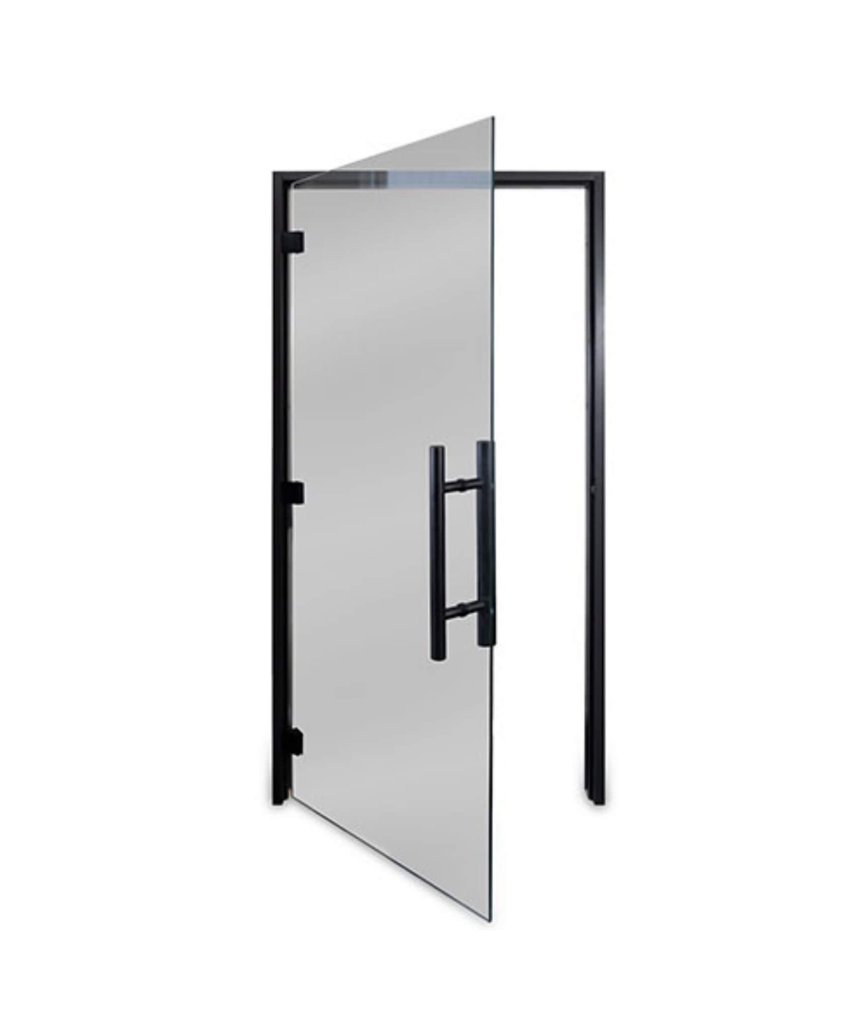 Prosaunas 36X81-Inch Black Alder Prehung ADA Tinted Glass Sauna Door (SAK19732)