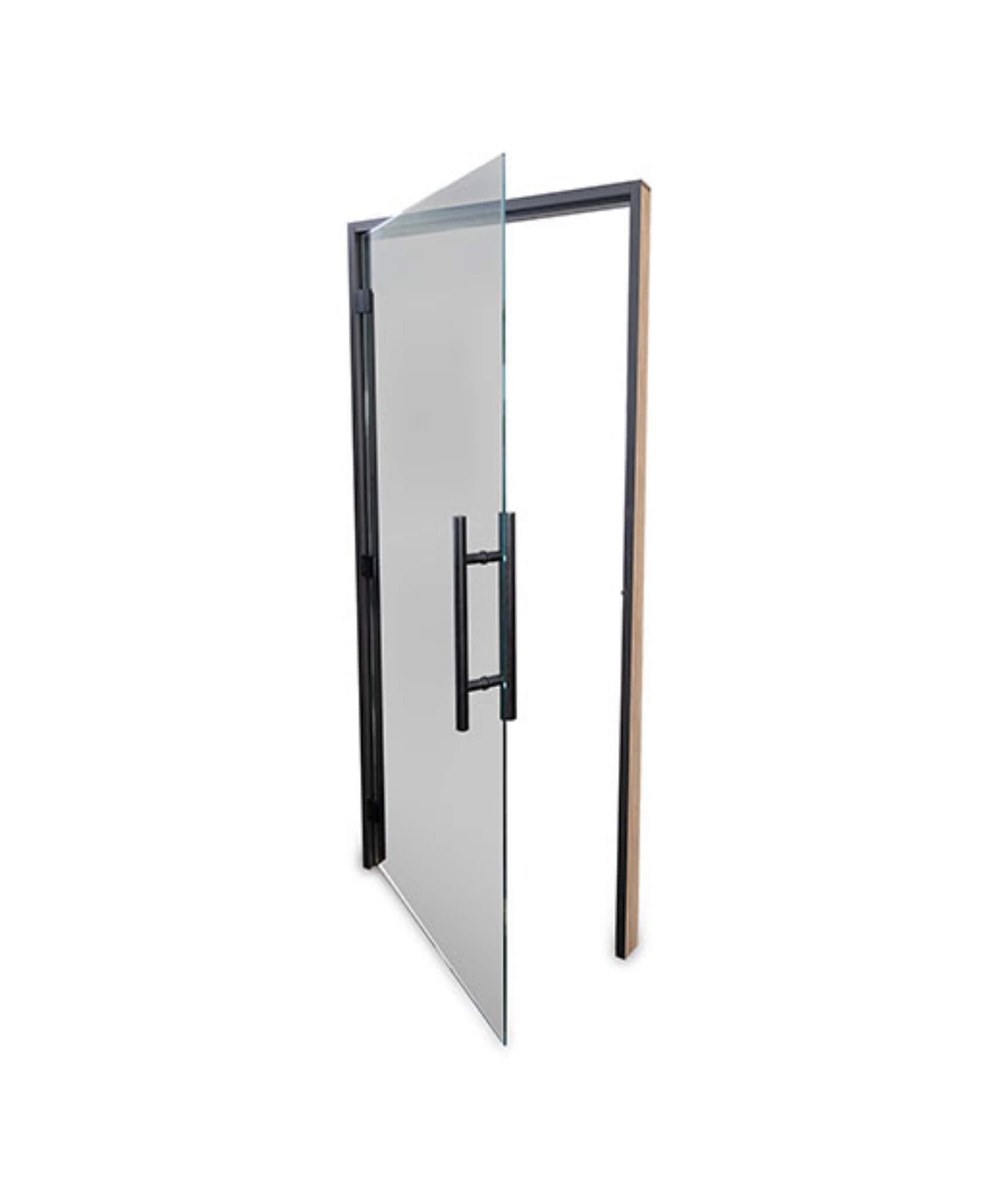 Prosaunas 36X81-Inch Black Alder Prehung ADA Tinted Glass Sauna Door (SAK19732)