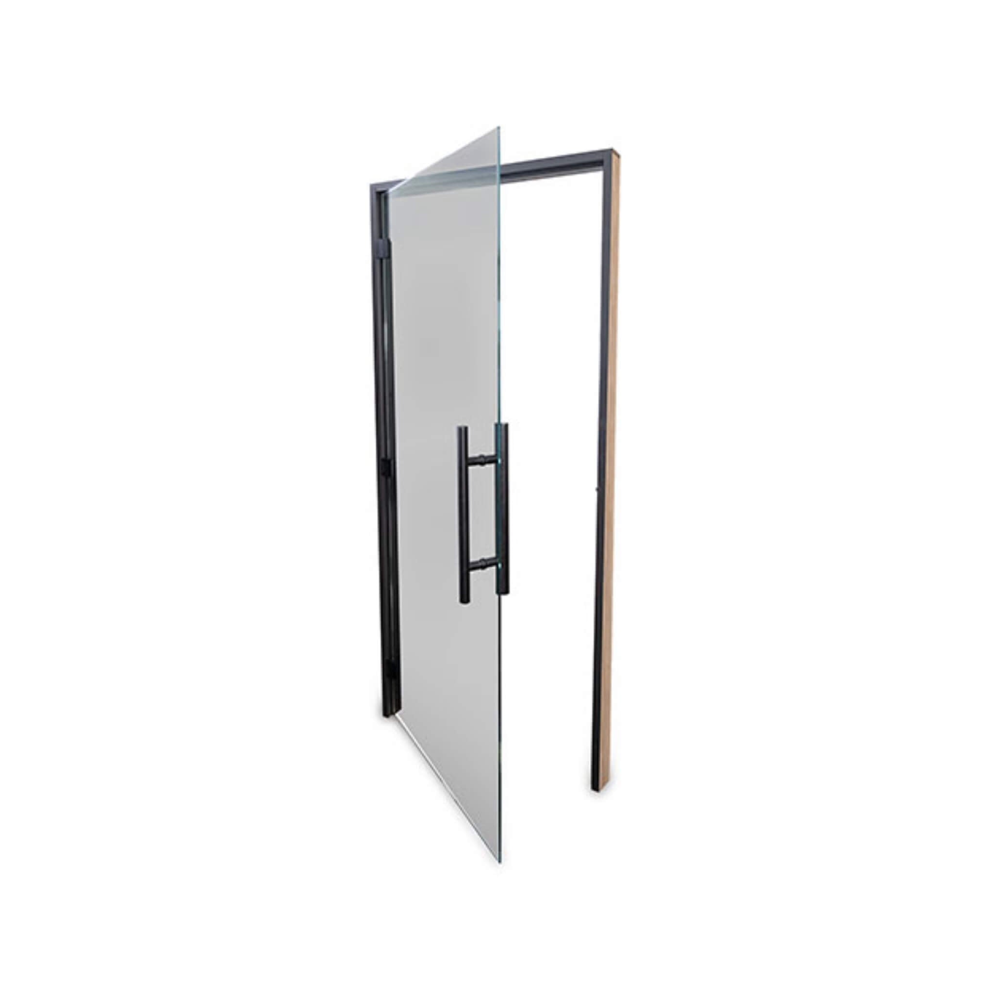 Prosaunas 36X81-Inch Black Alder Prehung ADA Tinted Glass Sauna Door (SAK19732)