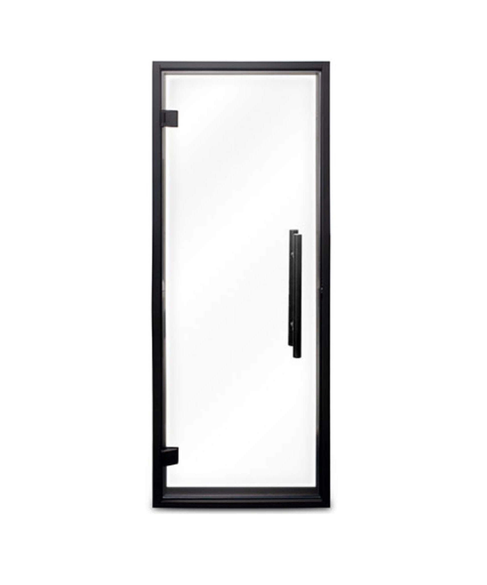 Prosaunas 24X73-Inch Black Alder Prehung Clear Glass Sauna Door (SAK67491)
