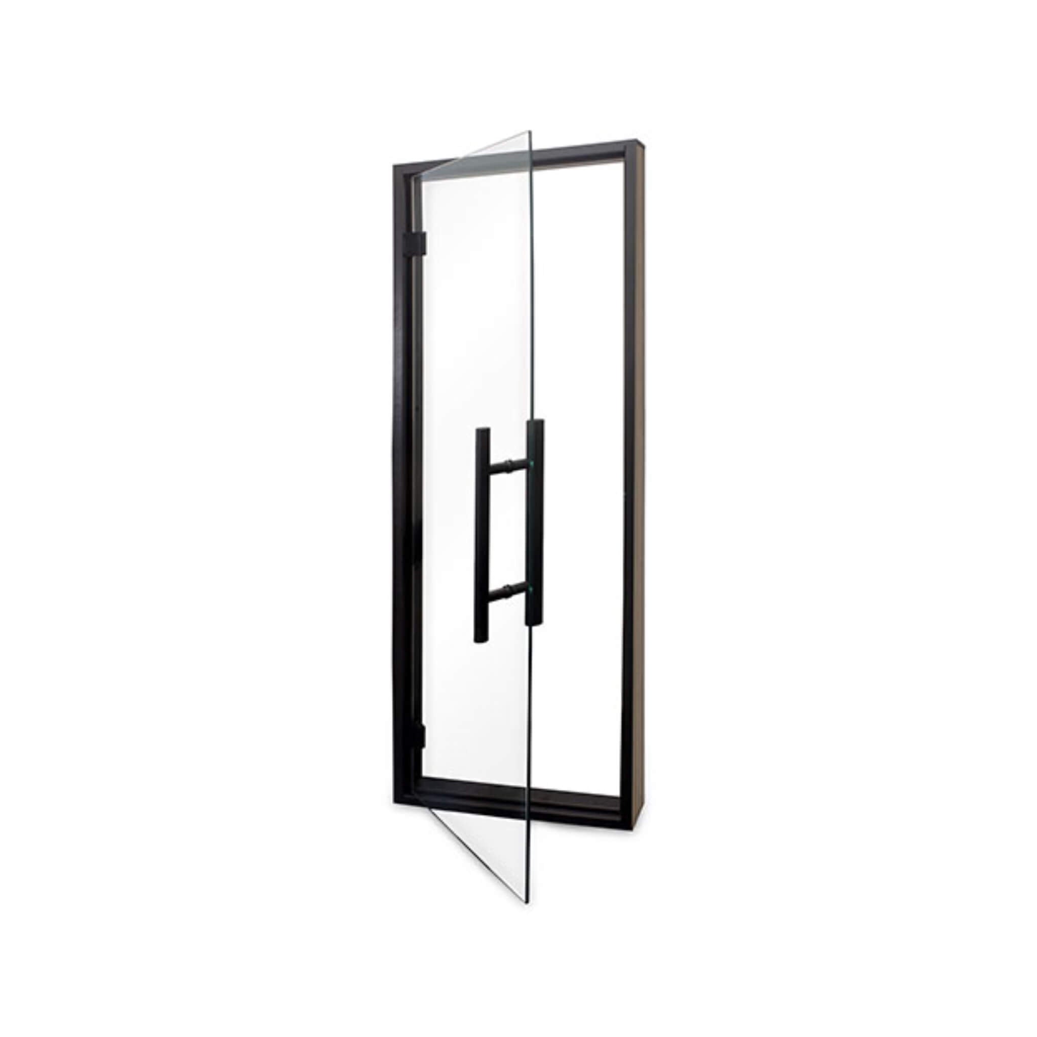 Prosaunas 24X73-Inch Black Alder Prehung Clear Glass Sauna Door (SAK67491)