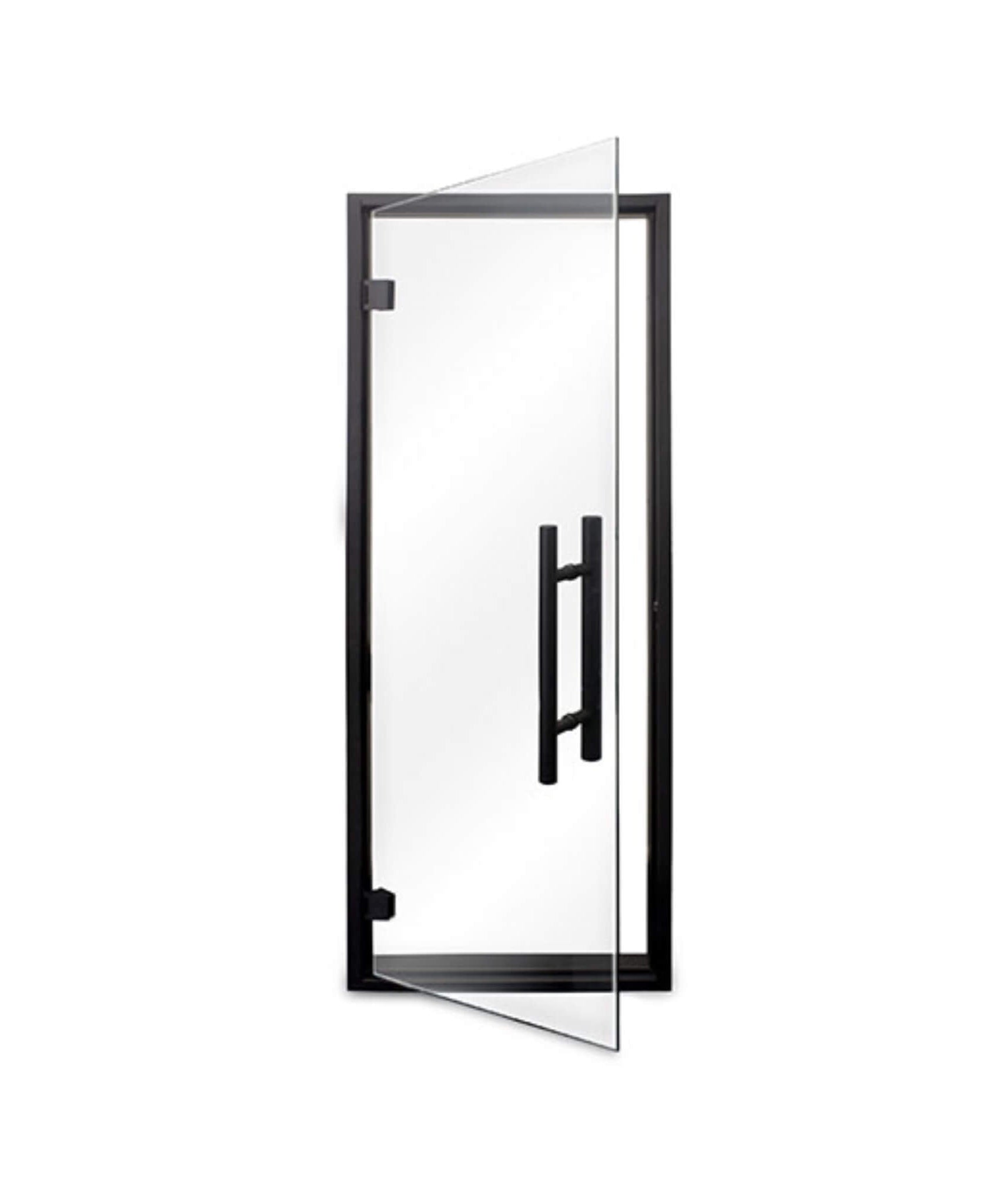 Prosaunas 24X73-Inch Black Alder Prehung Clear Glass Sauna Door (SAK67491)