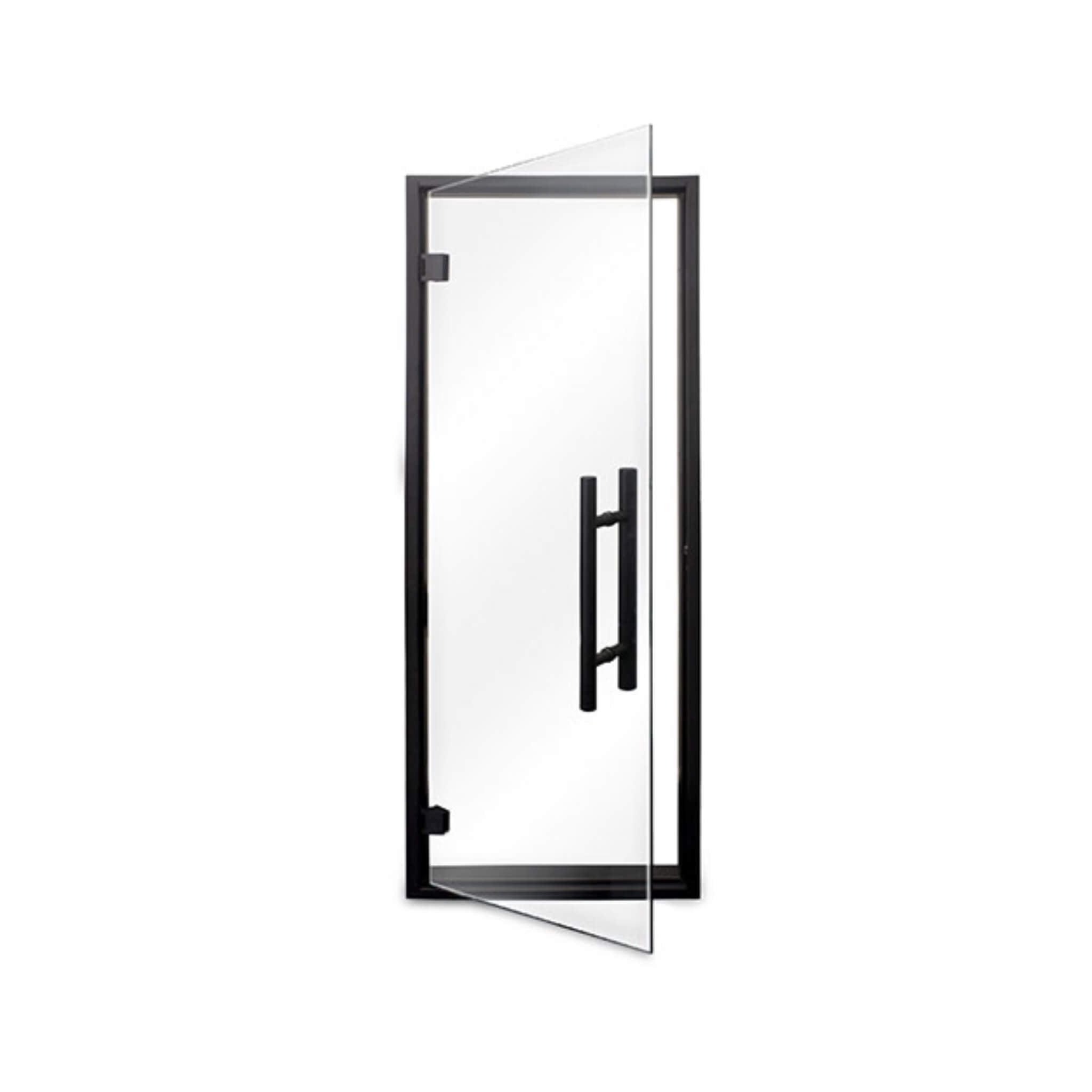 Prosaunas 24X73-Inch Black Alder Prehung Clear Glass Sauna Door (SAK67491)