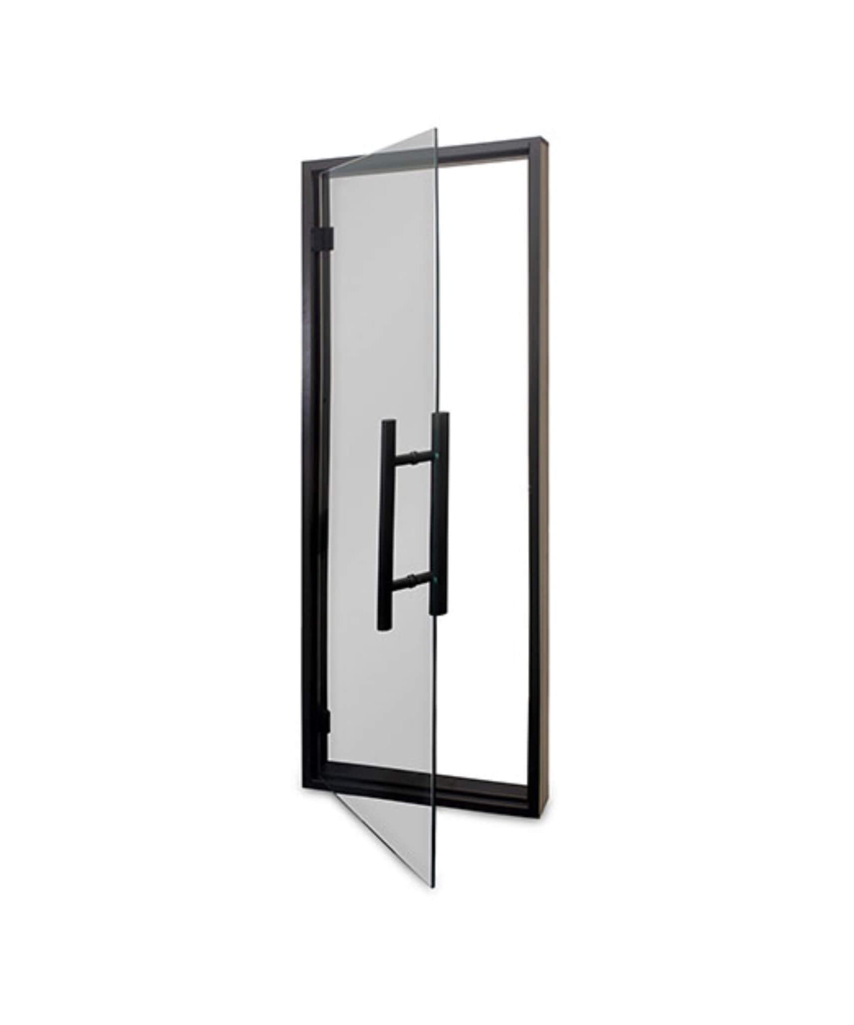 Prosaunas 24X73-Inch Black Alder Prehung Tinted Glass Sauna Door (SAK35902)