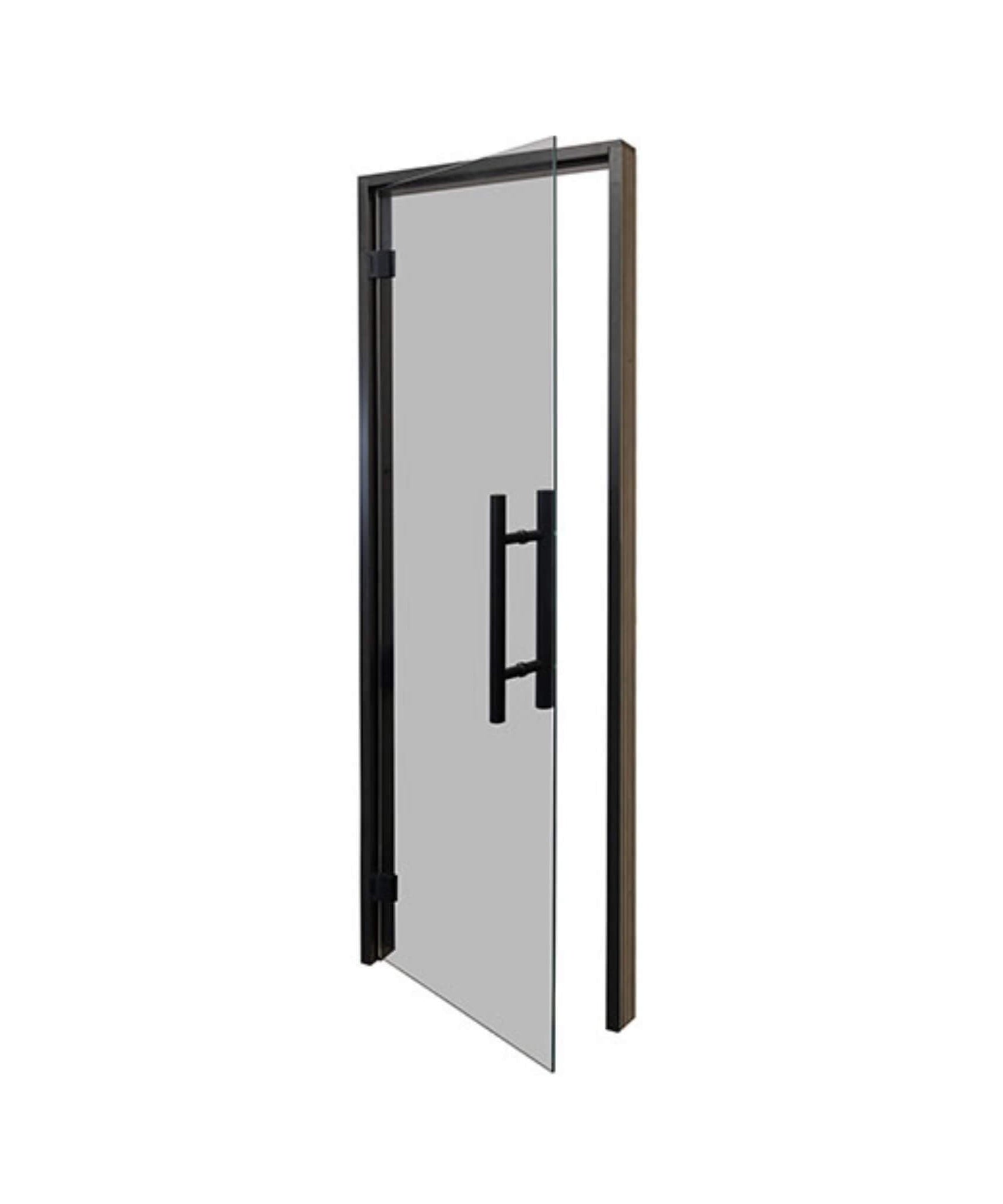 Prosaunas 24X81-Inch Black Alder Tinted Glass Sauna Door (SAK36827)