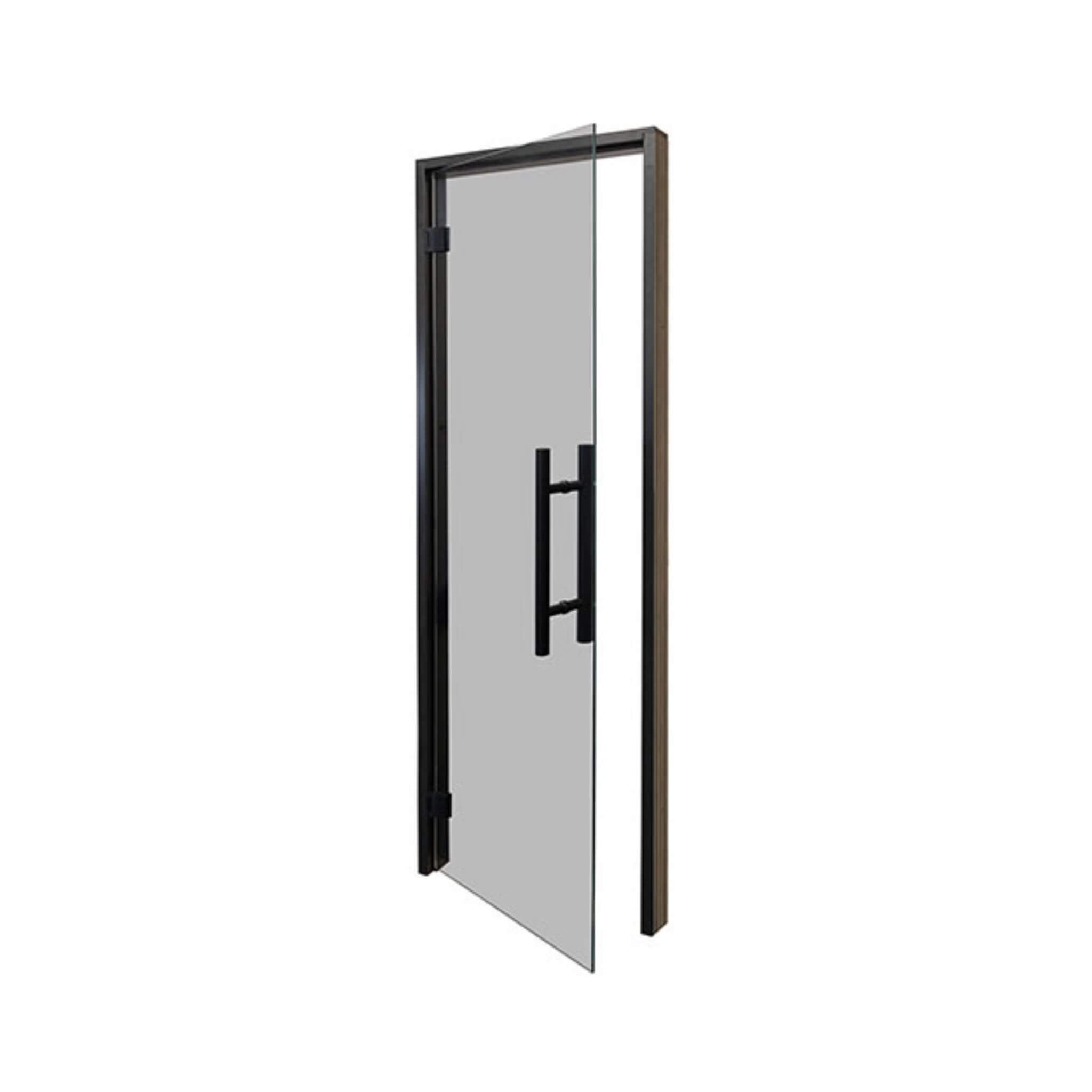 Prosaunas 24X81-Inch Black Alder Tinted Glass Sauna Door (SAK36827)