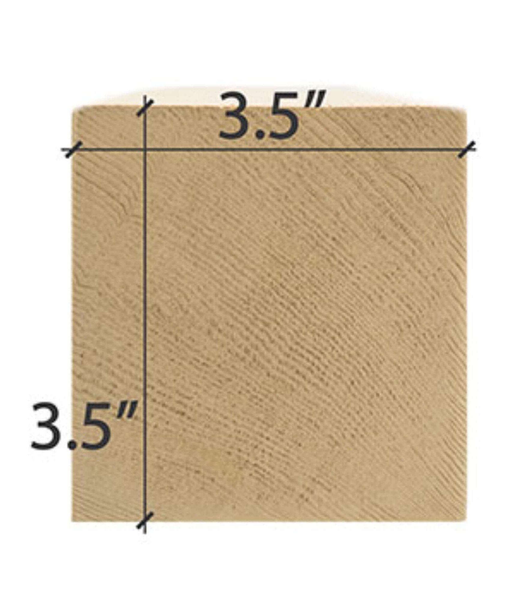 Prosaunas Cedar 4X4 VG S4SEE Smooth 4-Sides Eased Edges Sauna Bench Wood [WOOD613] (SAK45319)