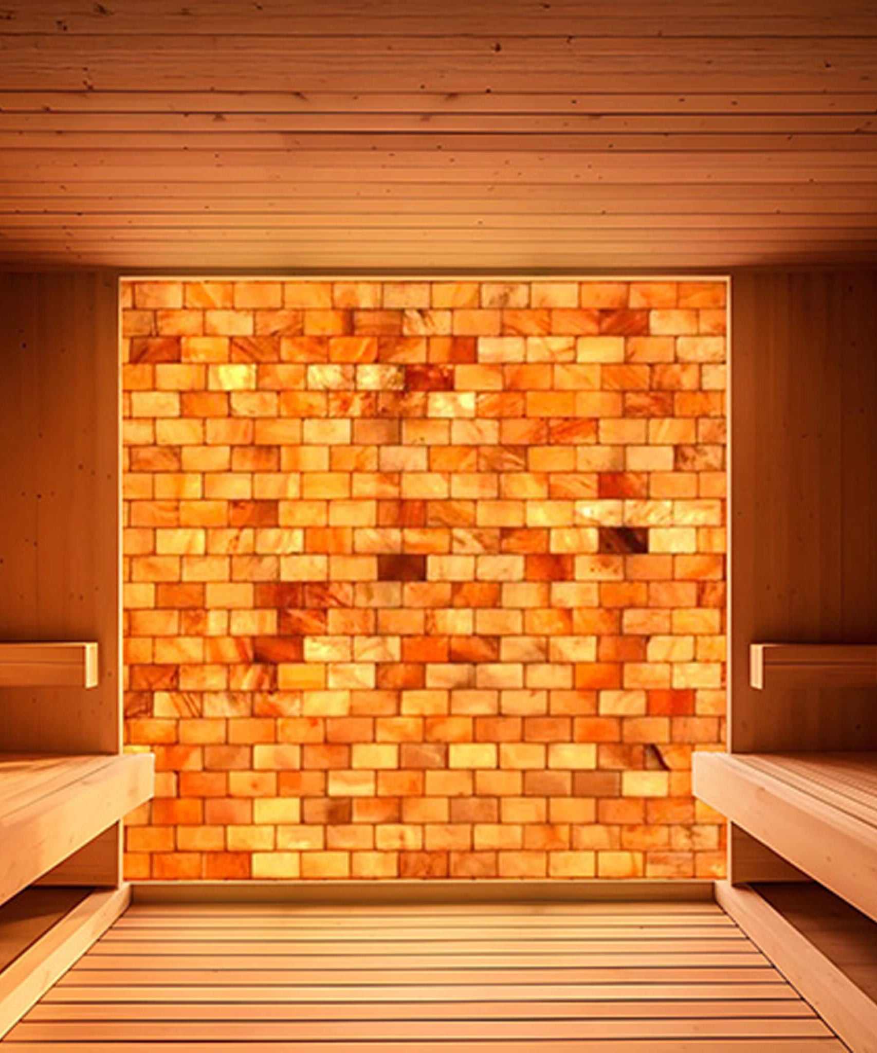 Prosaunas Customizable Himalayan Salt Sauna Wall Kit (SAK32510)