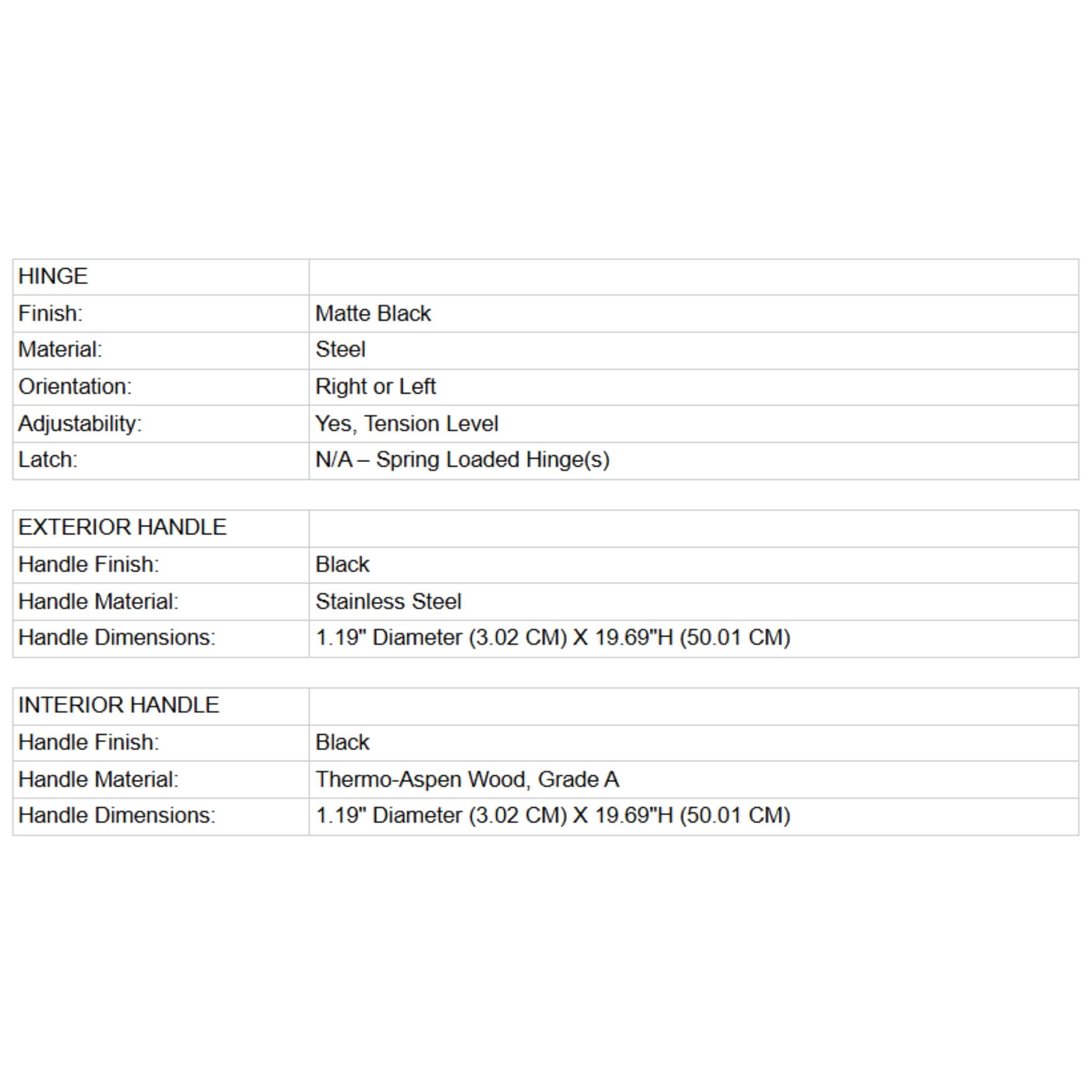 Prosaunas 36X80-Inch Douglas Fir Hemlock Jamb Sauna Door With Dual-Pane Insulated Glass (SAK38145)