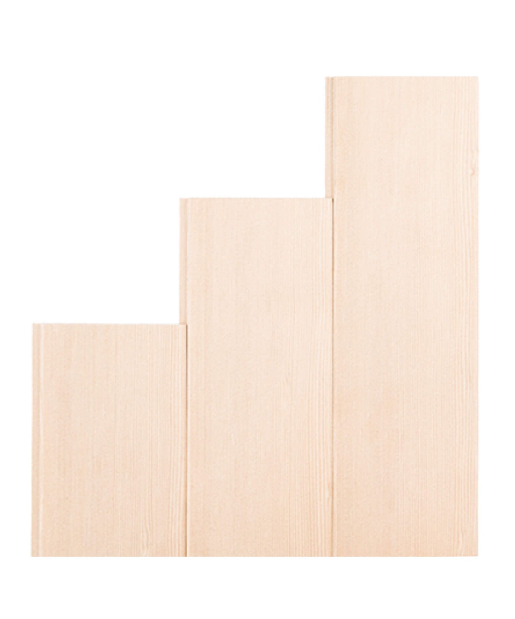 Prosaunas Hemlock 1/2X4 Vertical Grain T&G V2E Sauna Wall Wood [WOOD735] (SAK64039)