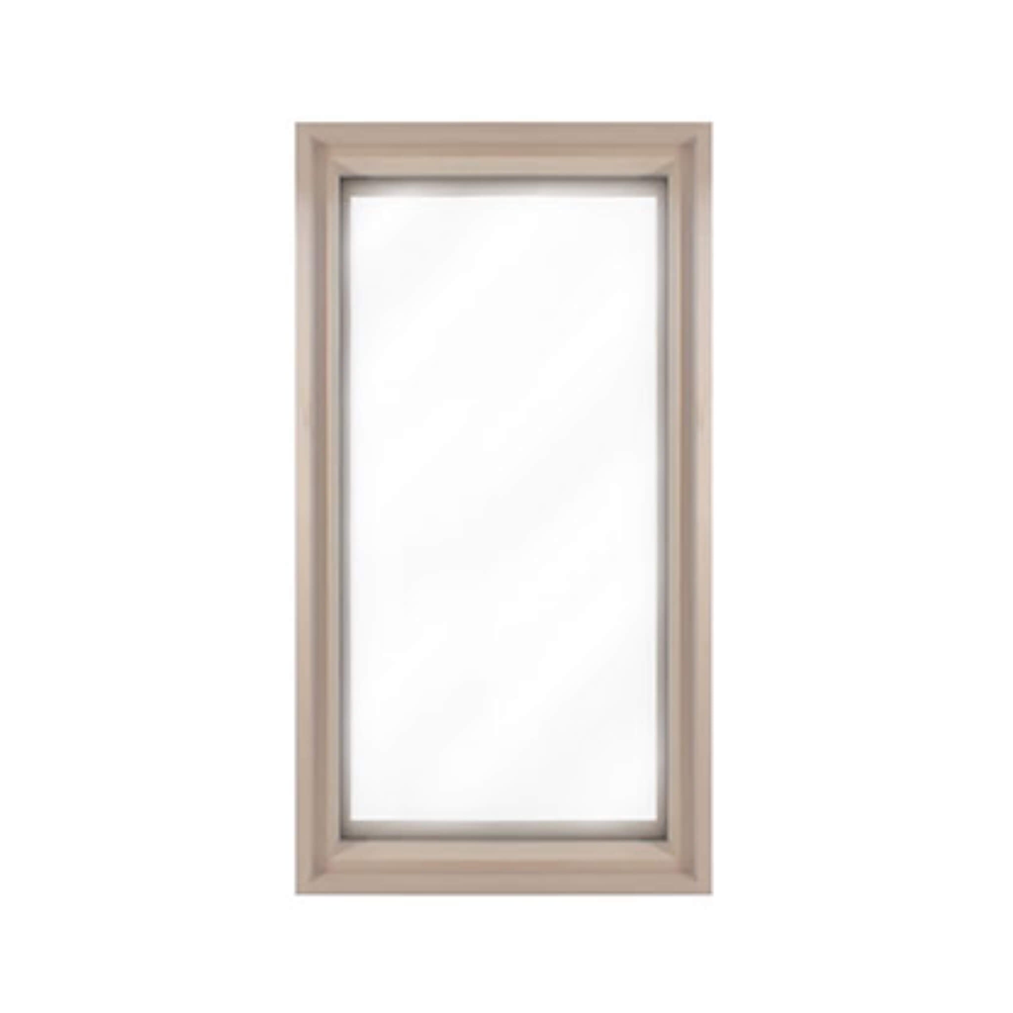 Prosaunas 16X30-Inch Framed Hemlock Tempered Dual Pane Clear Glass Sauna Window (SAK44067)