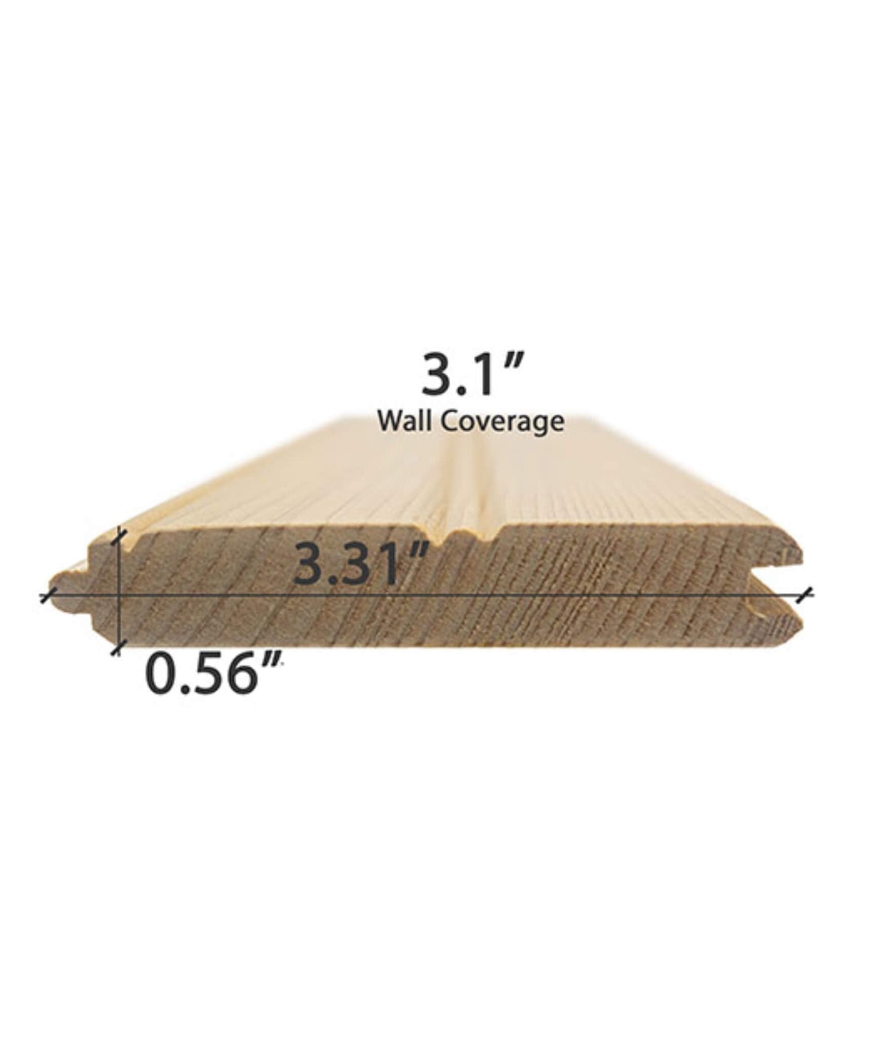 Prosaunas Hemlock 1X4 Vertical Grain T&G V2E Sauna Bench Wood [WOOD631] (SAK97532)