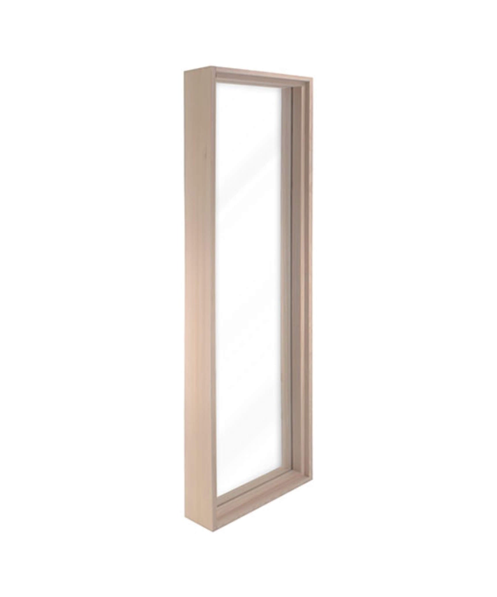 Prosaunas 16X60-Inch Framed Hemlock Extra-Large Framed Dual Pane Clear Glass Sauna Window (SAK46398)