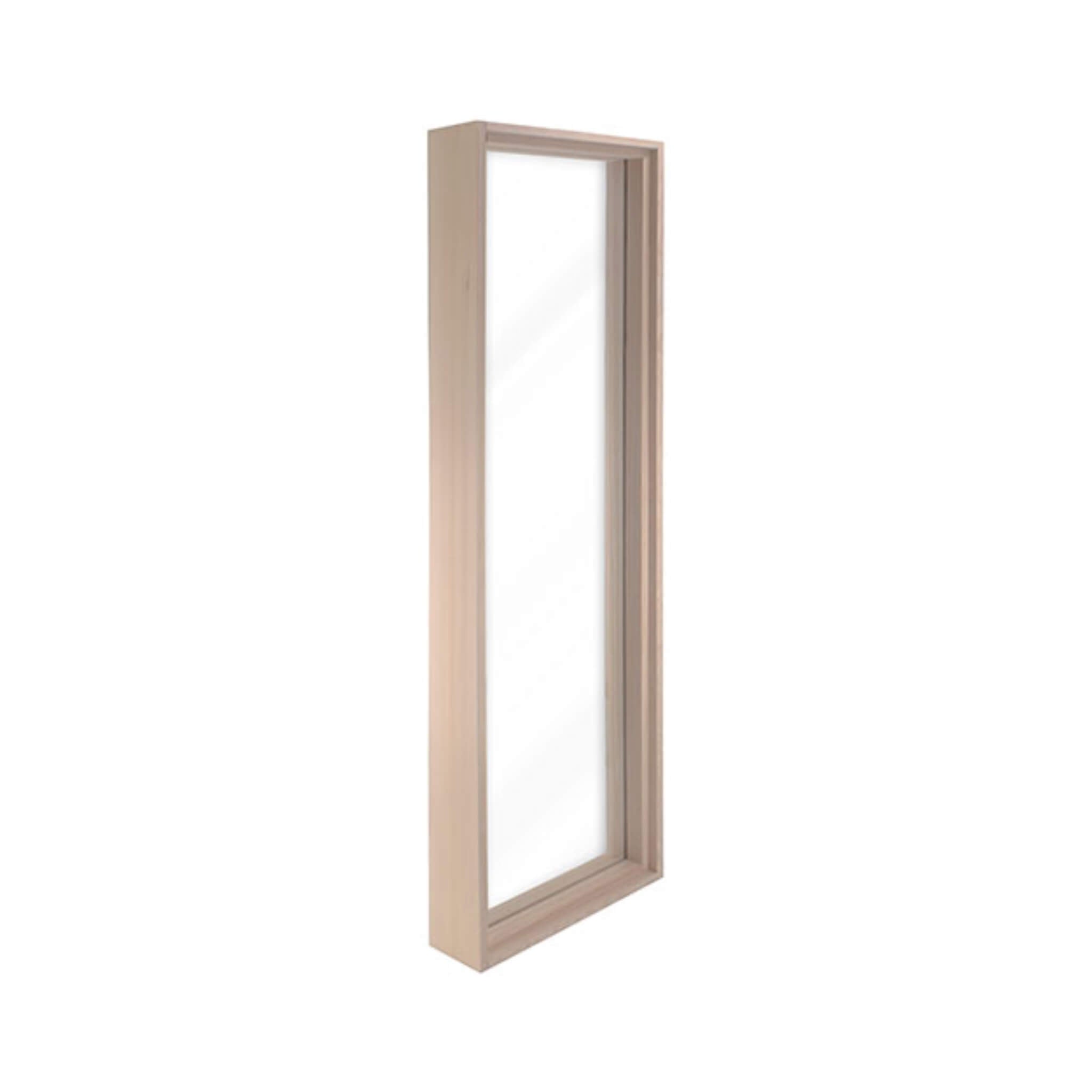 Prosaunas 16X60-Inch Framed Hemlock Extra-Large Framed Dual Pane Clear Glass Sauna Window (SAK46398)