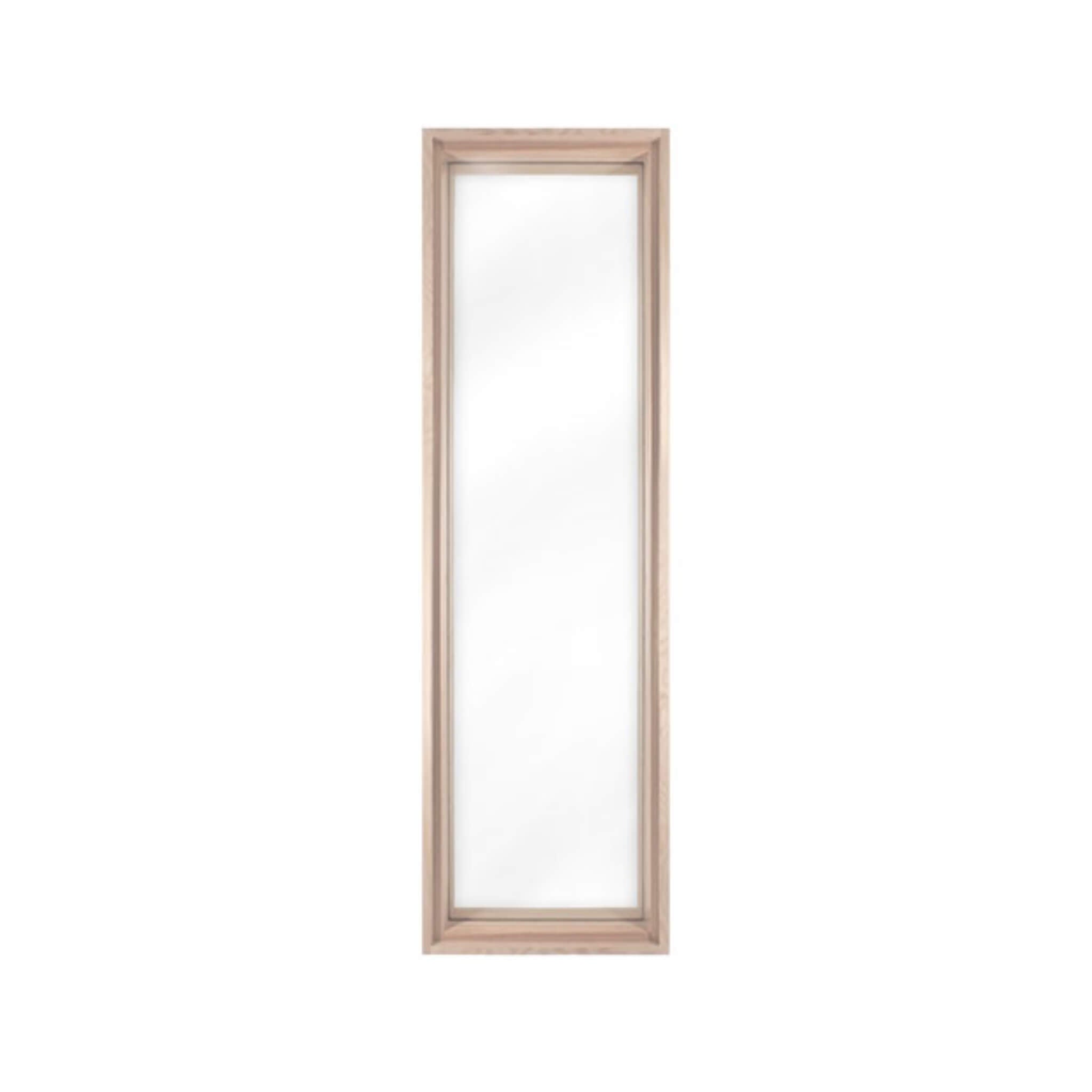 Prosaunas 16X60-Inch Framed Hemlock Extra-Large Framed Dual Pane Clear Glass Sauna Window (SAK46398)