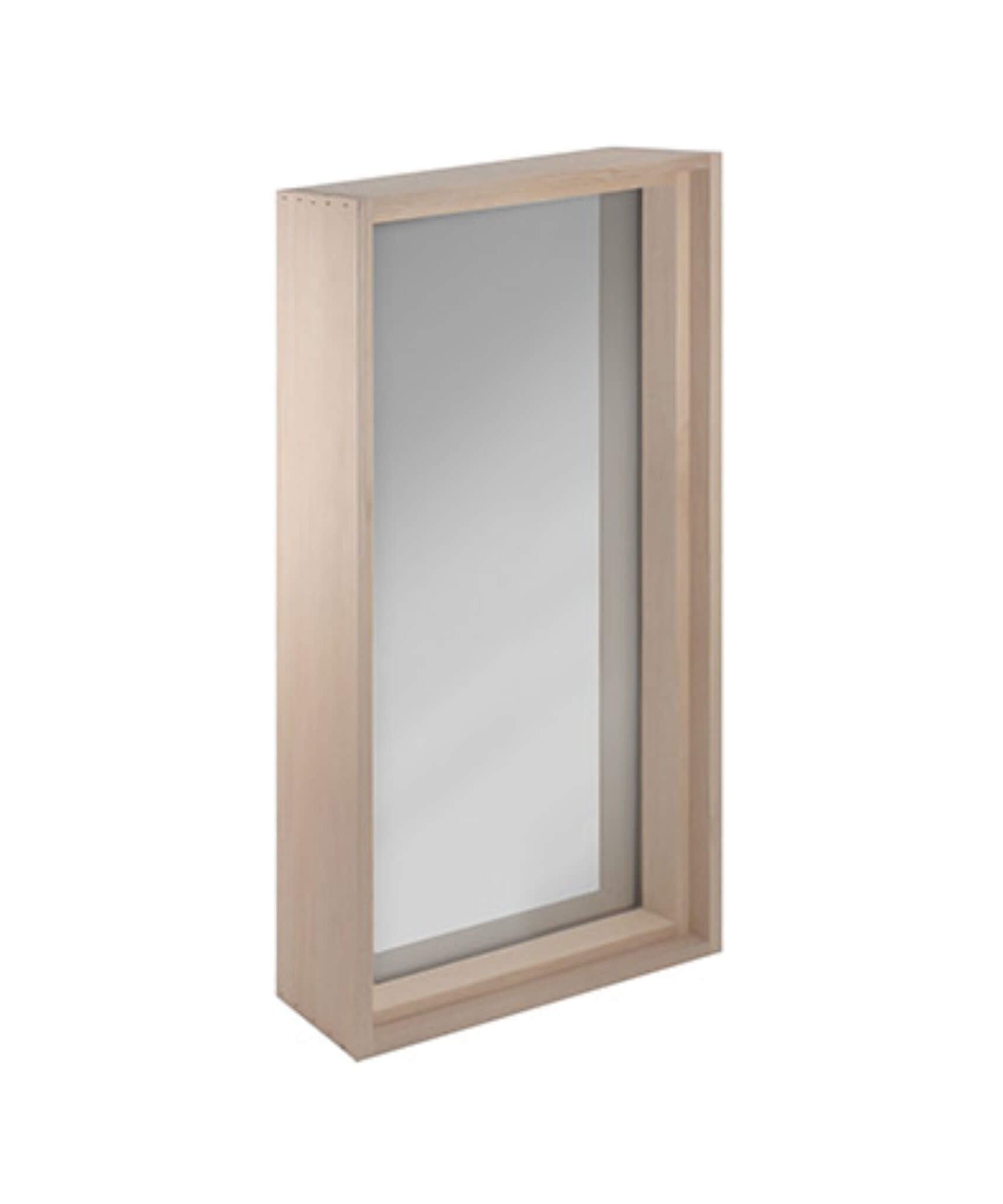 Prosaunas 16X30-Inch Framed Hemlock Tempered Dual Pane Tinted Glass Sauna Window (SAK45231)