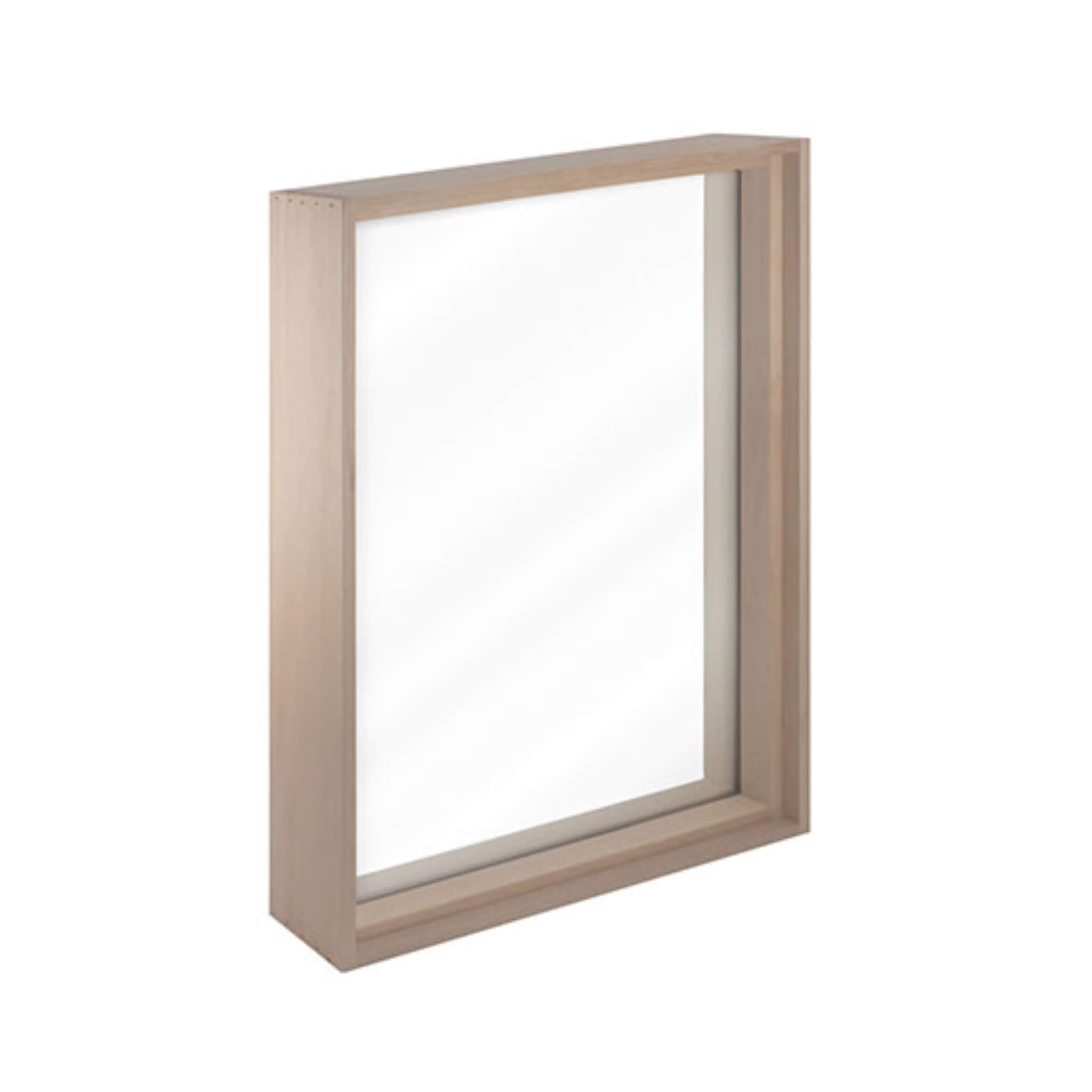 Prosaunas 24X36-Inch Large Framed Dual Pane Clear Glass Sauna Window With Hemlock (SAK66329)