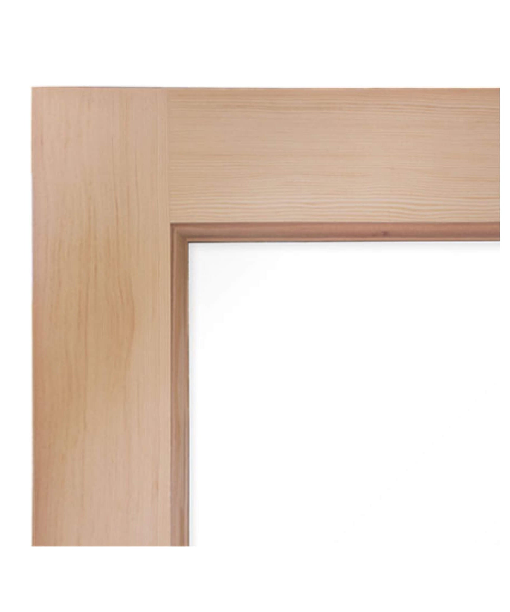 Prosaunas 24X80-Inch Prehung Solid Wood Douglas Fir Sauna Door With Dual-Pane Insulated Glass (SAK25184)