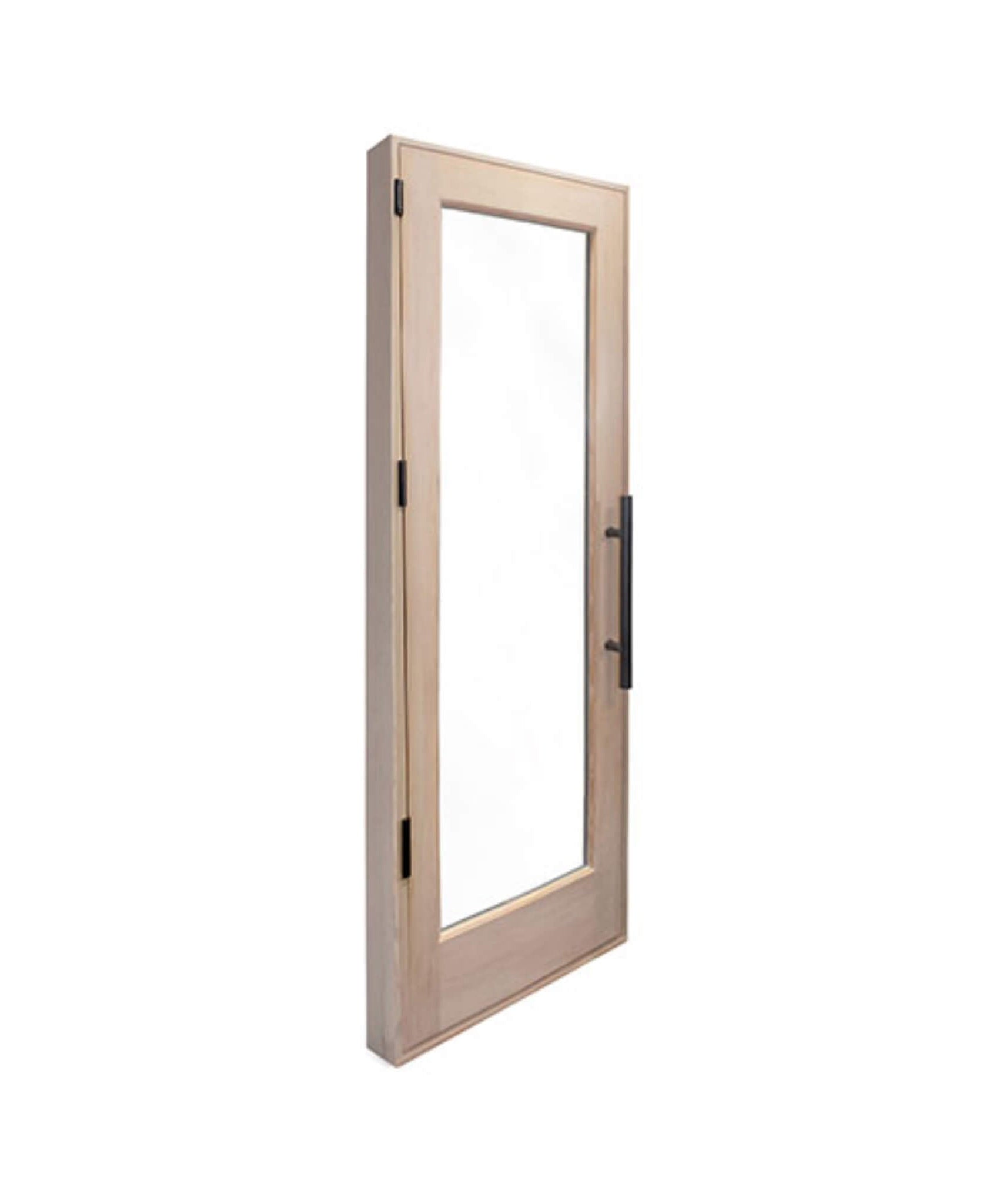 Prosaunas 24X80-Inch Prehung Solid Wood Douglas Fir Sauna Door With Dual-Pane Insulated Glass (SAK25184)