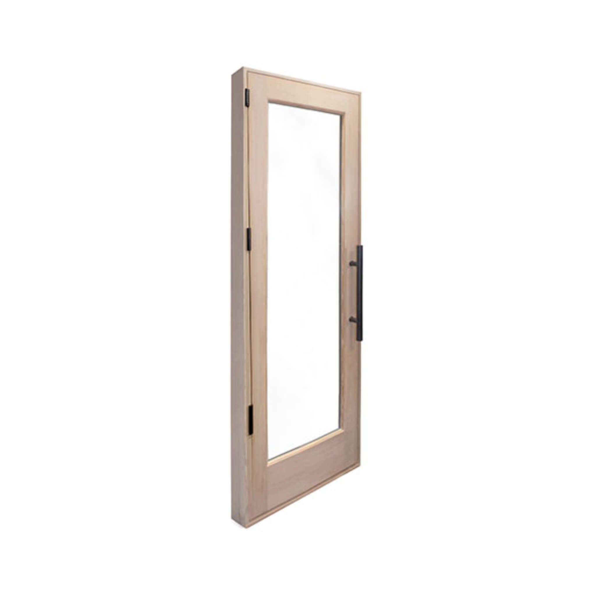 Prosaunas 24X80-Inch Prehung Solid Wood Douglas Fir Sauna Door With Dual-Pane Insulated Glass (SAK25184)