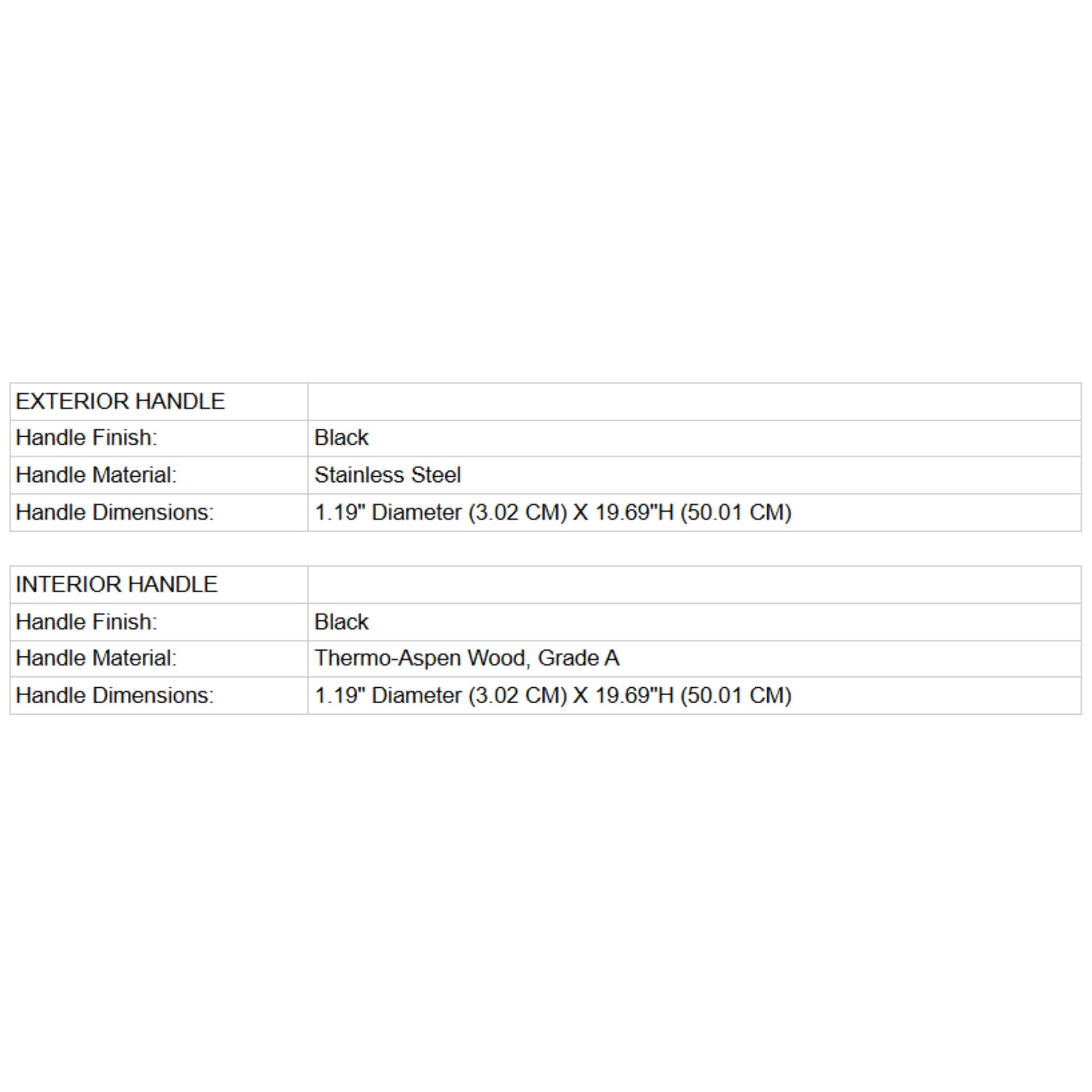 Prosaunas 24X80-Inch Prehung Solid Wood Douglas Fir Sauna Door With Dual-Pane Insulated Glass (SAK25184)