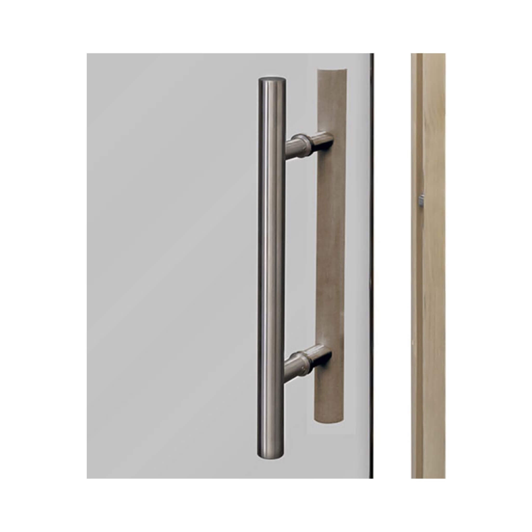 Prosaunas 24X81-Inch Prehung Tinted Glass Sauna Door With Aspen Frame (SAK46019)