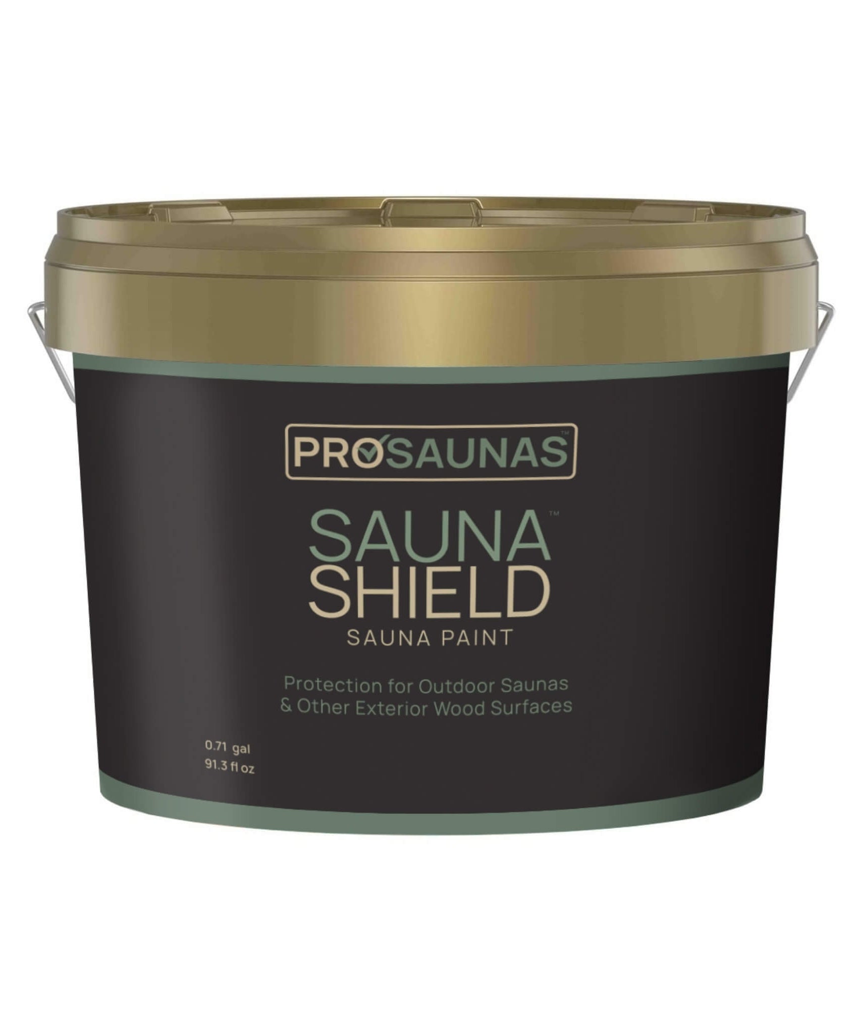 Prosaunas SaunaShield 2.7L Exterior Sauna Wood Surfaces Sauna Paint (SAK16548)
