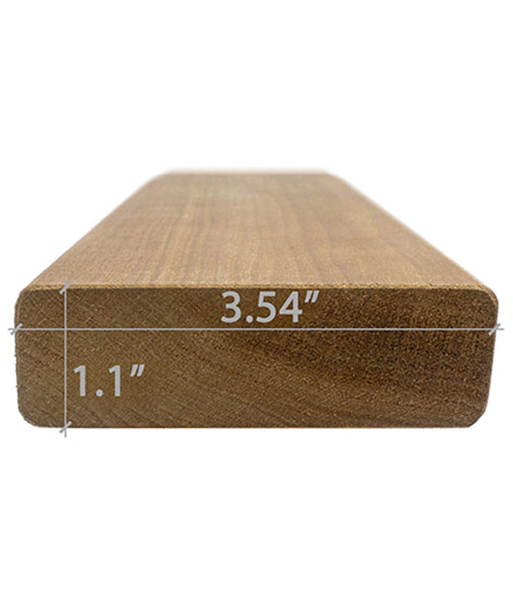 Prosaunas Thermo-Aspen 2X4 S4SEE SHP Sauna Bench Wood (SAK88434)