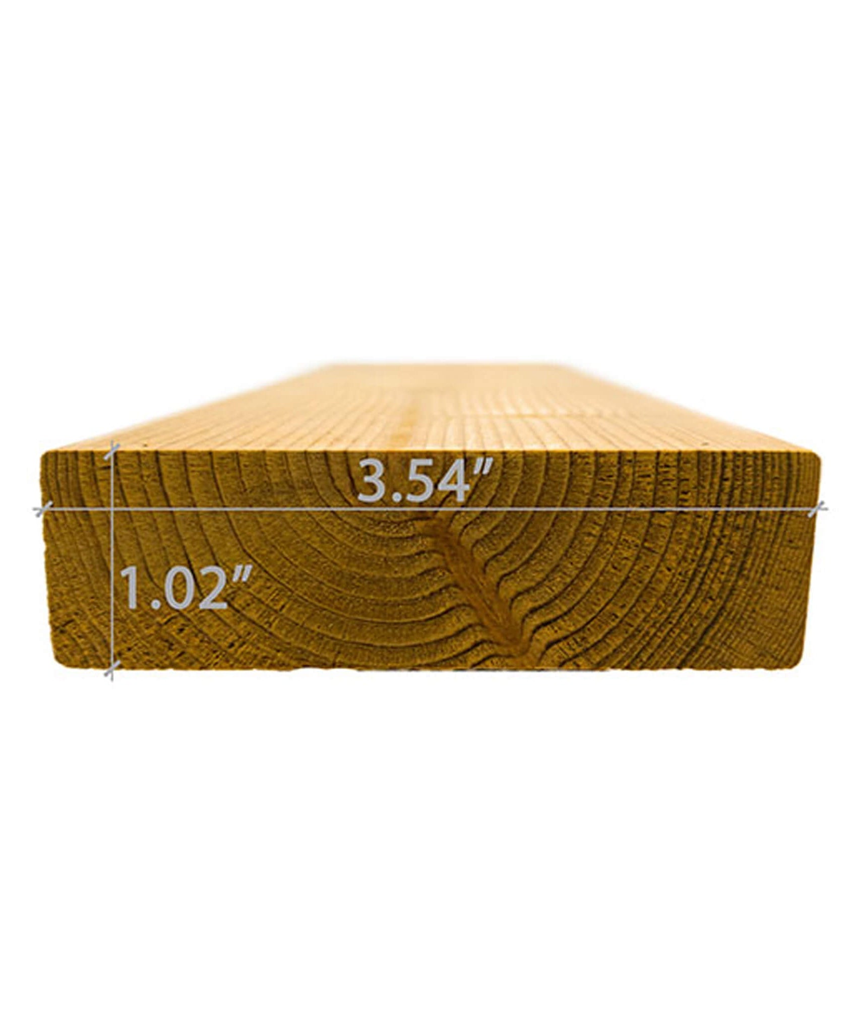 Prosaunas Thermo-Spruce 2X4 S4SEE SHP Sauna Bench Wood (SAK63570)