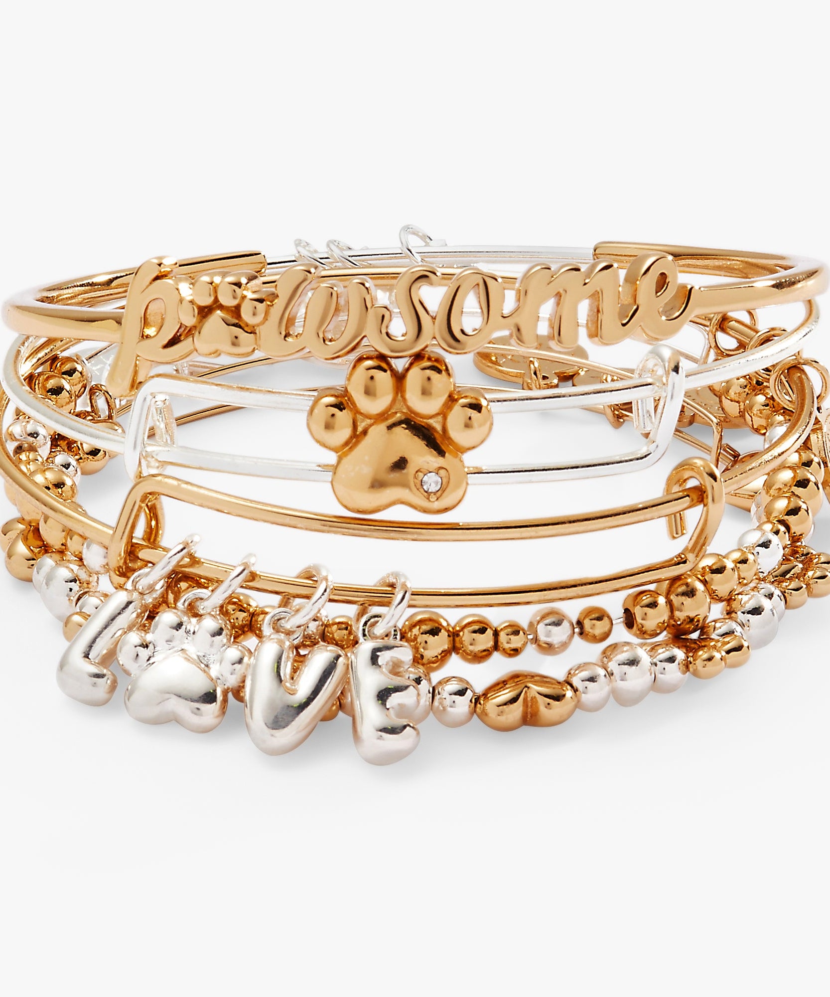 Puppy Love Bangles Set of 5