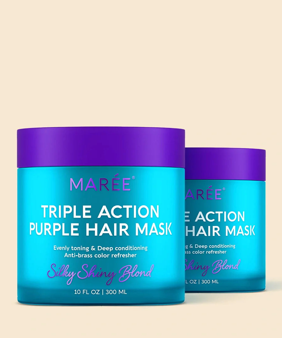 Purple Mask for Blonde Hair