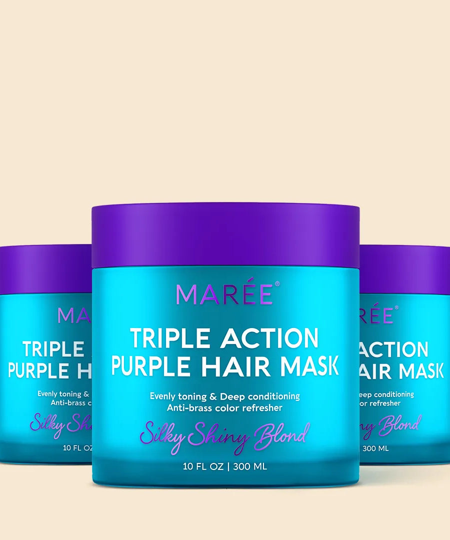 Purple Mask for Blonde Hair