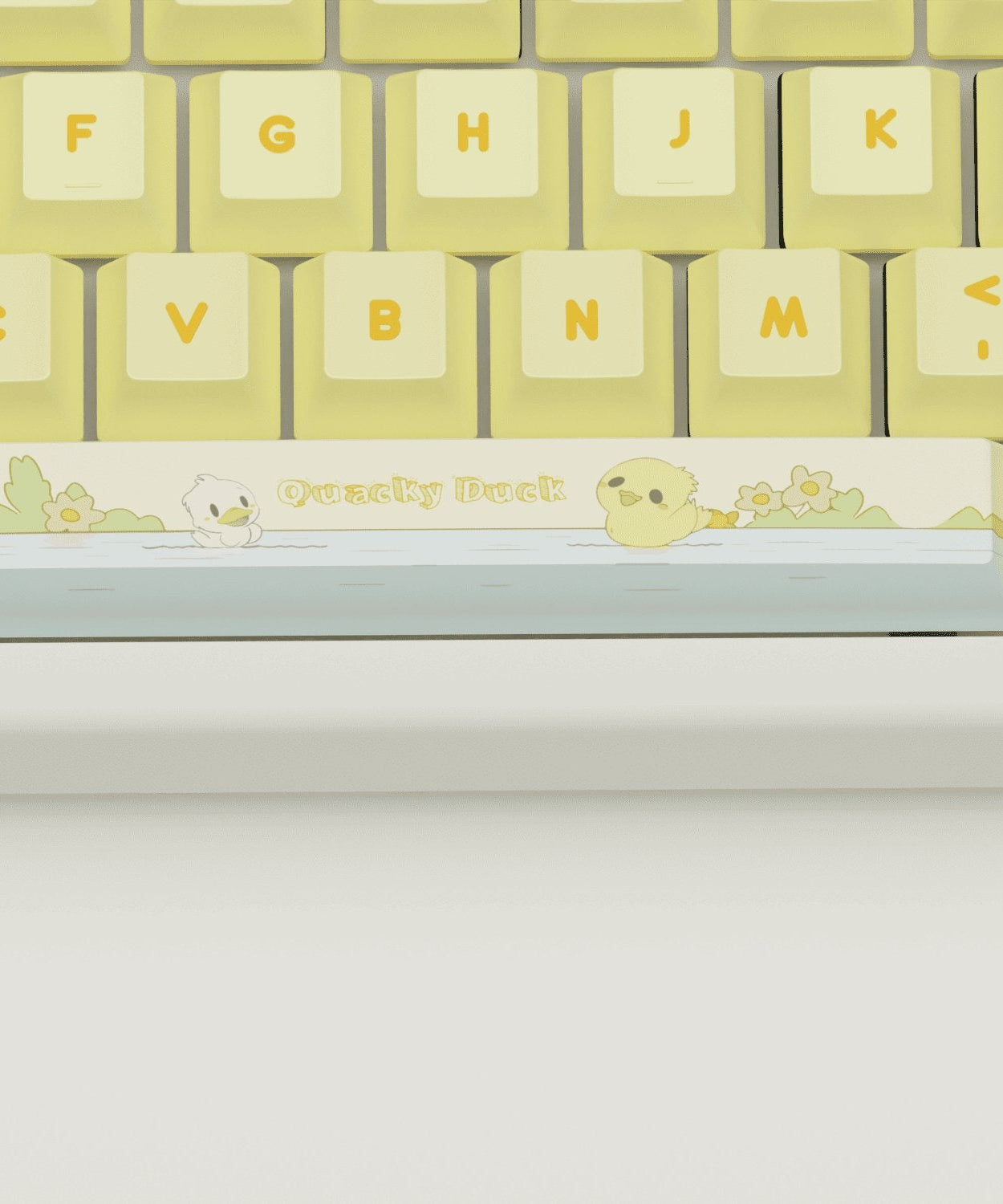 Quacky Duck Design Keycaps and Mechanical Keyboard