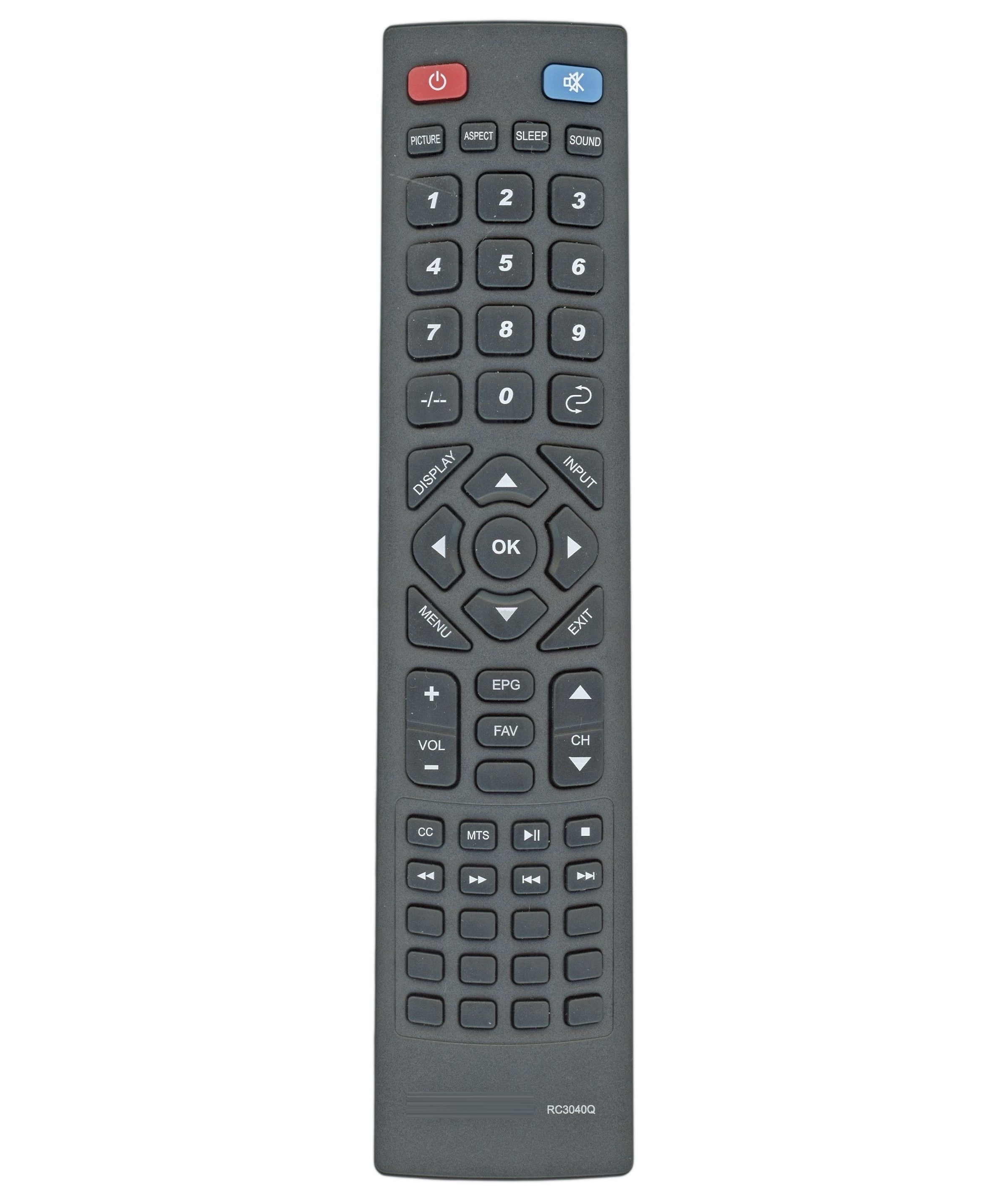 Quasar RC3040Q TV Remote Control