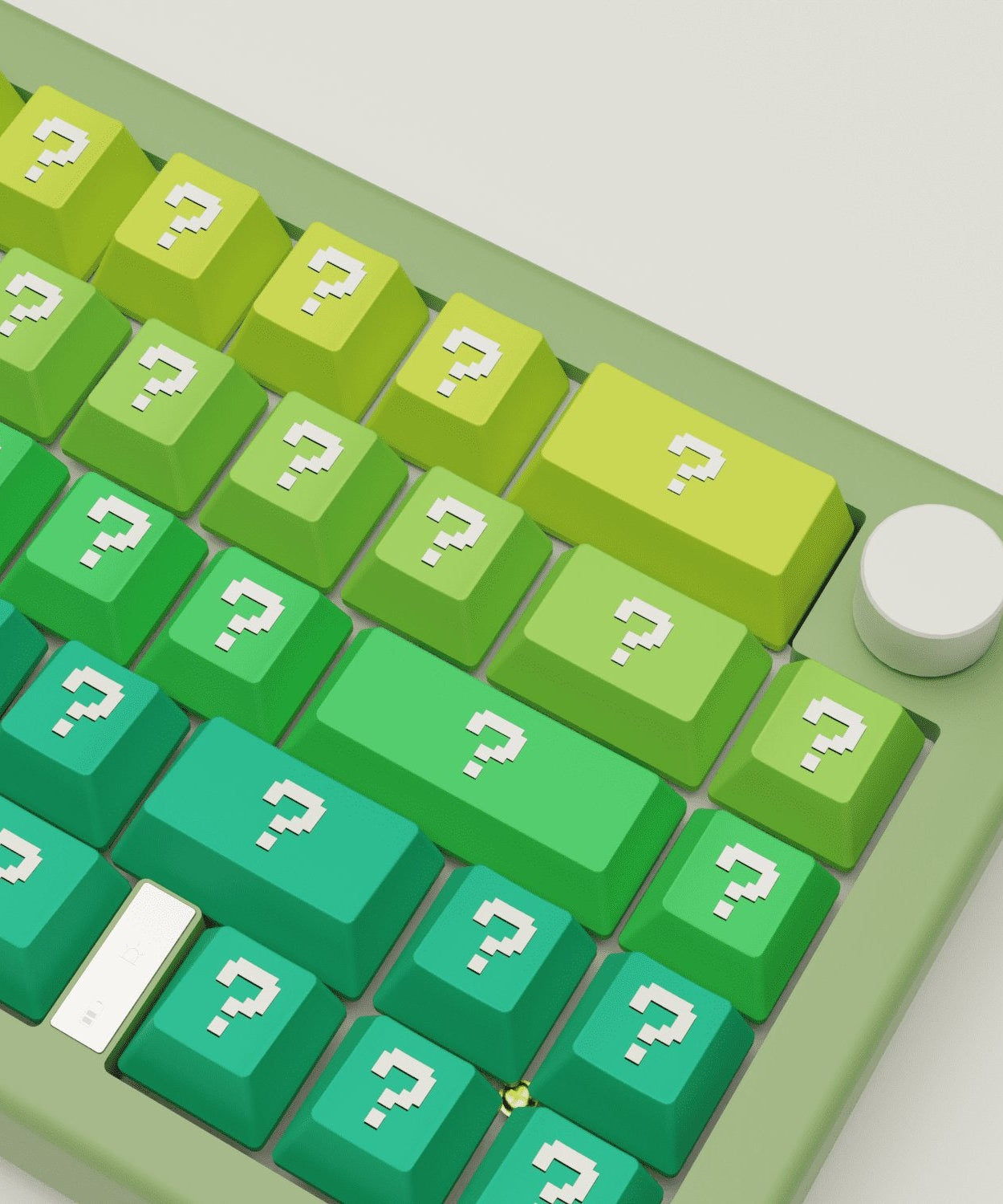 Question Design Keycaps and Mechanical Keyboard