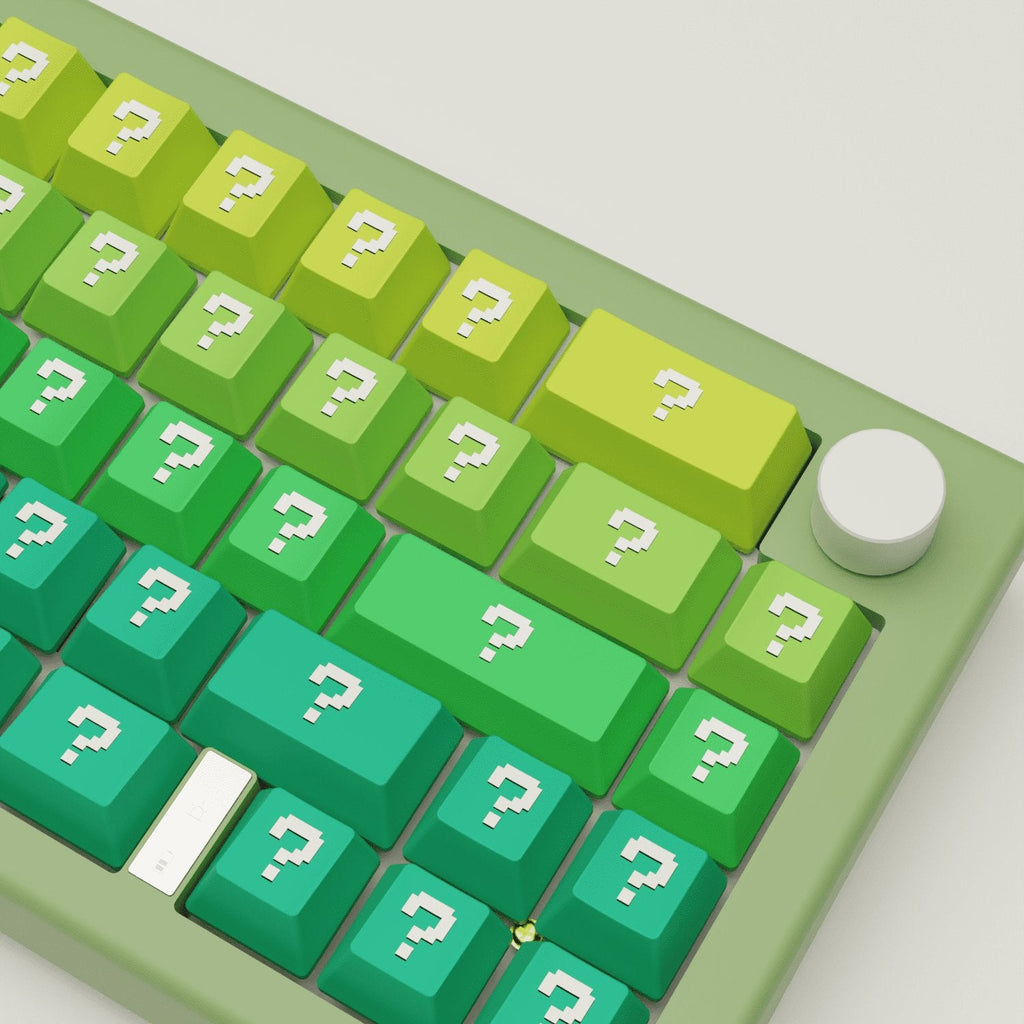 Question Design Keycaps and Mechanical Keyboard
