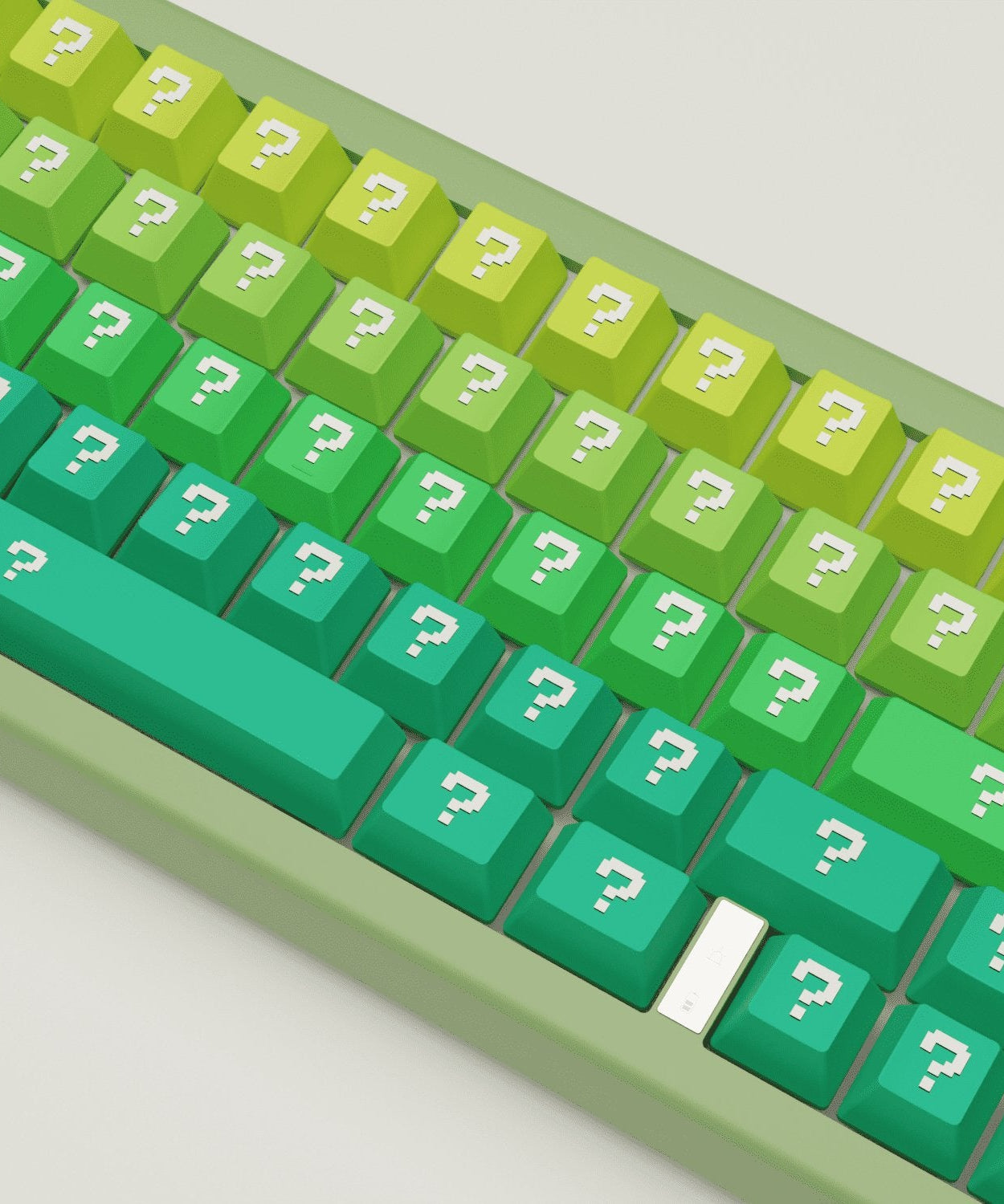 Question Design Keycaps and Mechanical Keyboard