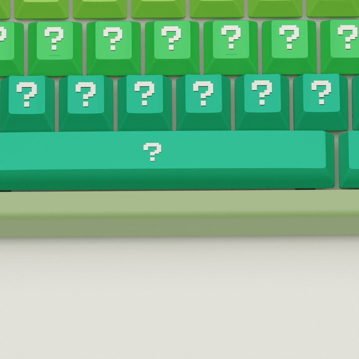 Question Design Keycaps and Mechanical Keyboard