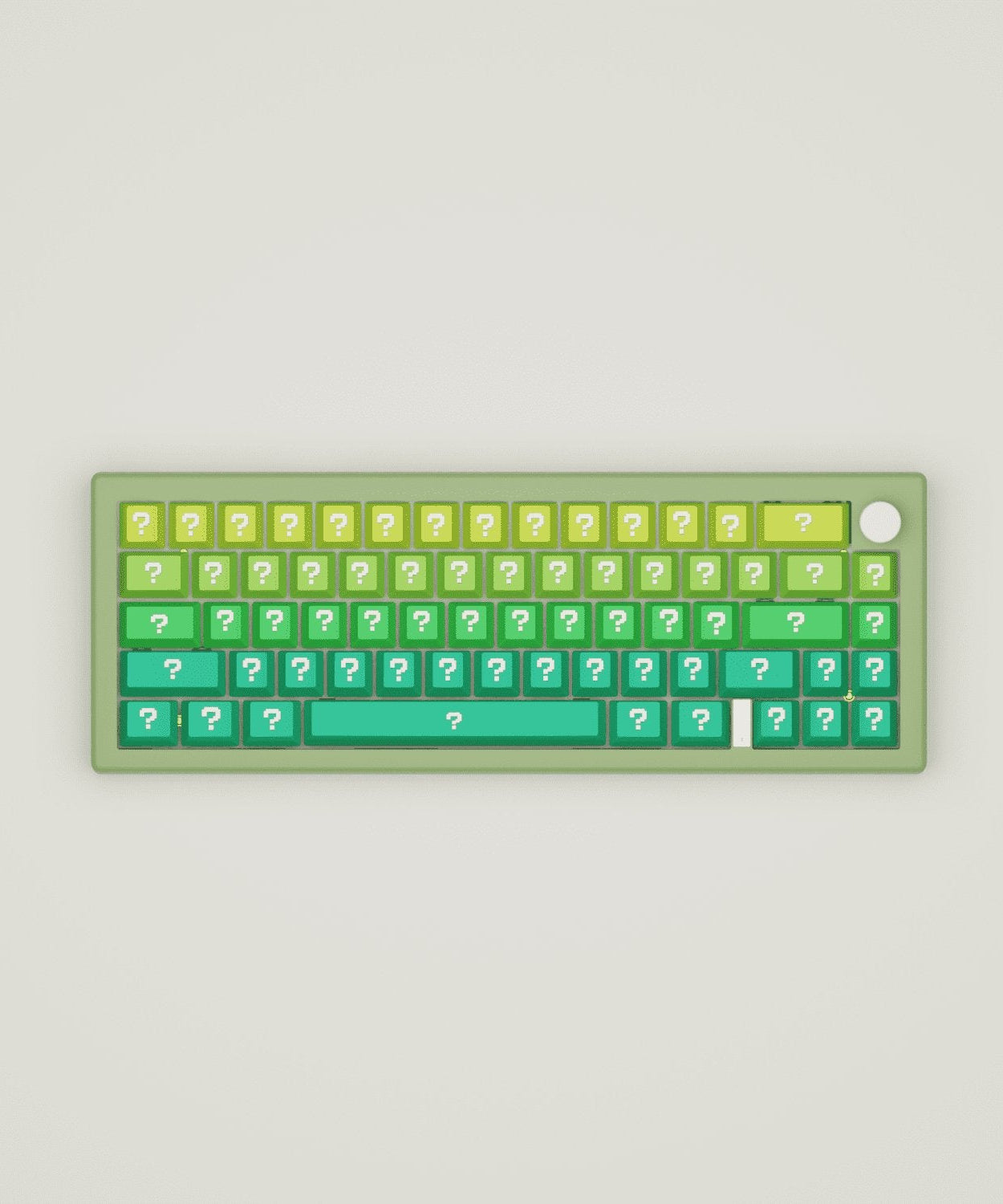 Question Design Keycaps and Mechanical Keyboard