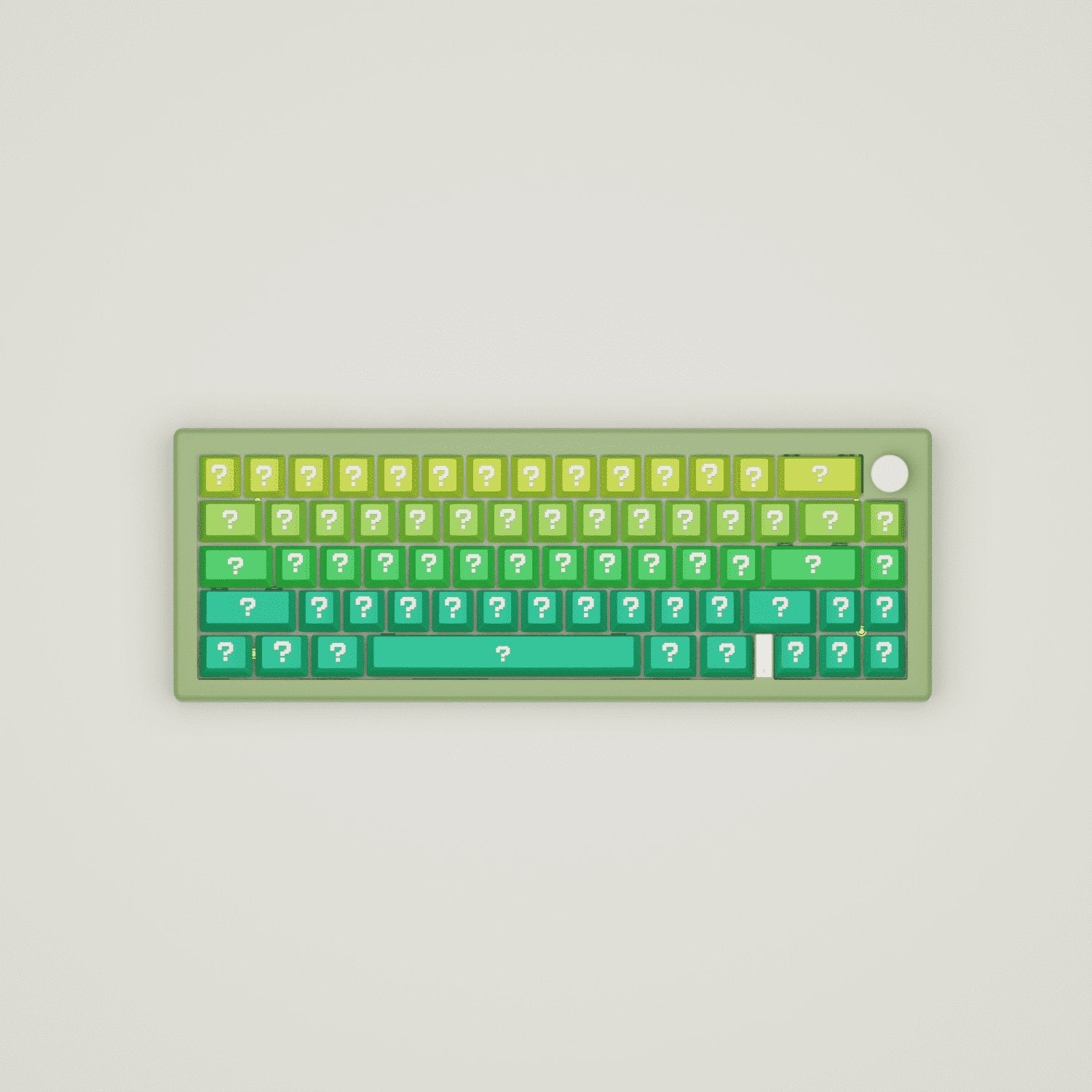 Question Design Keycaps and Mechanical Keyboard