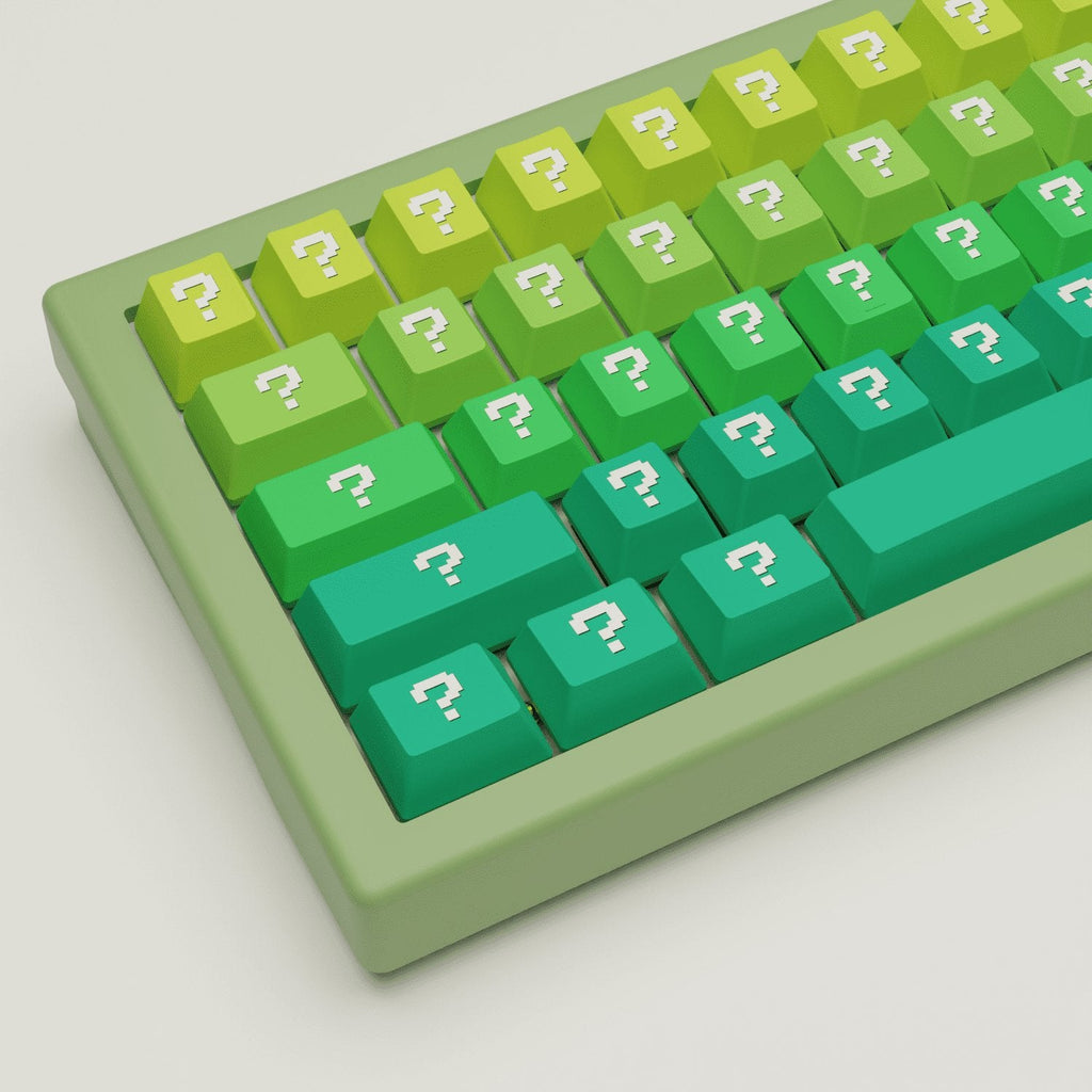 Question Design Keycaps and Mechanical Keyboard