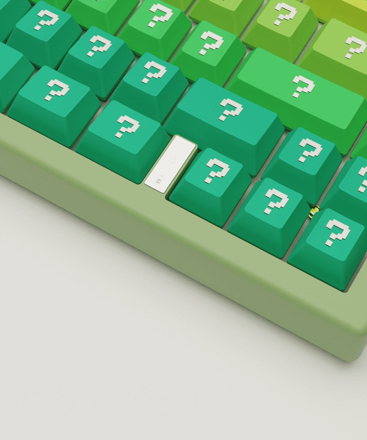 Question Design Keycaps and Mechanical Keyboard