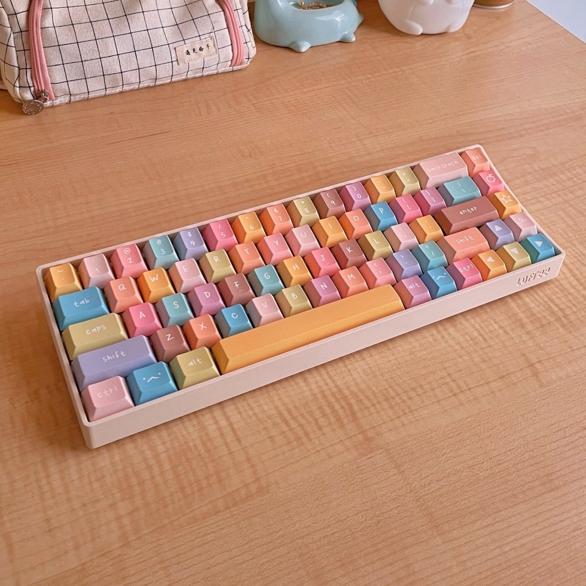 Rainbow Candy Keycaps | Designed by sleepy.tofu